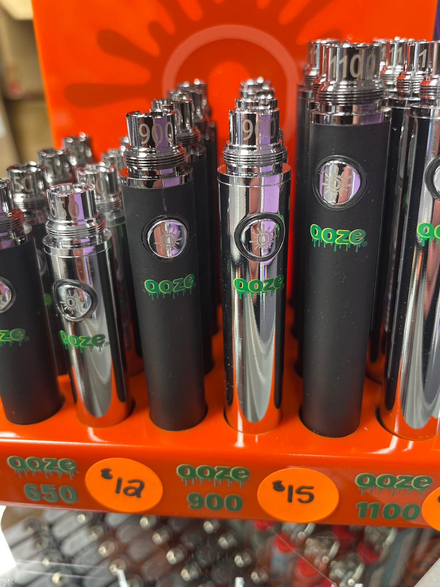 OOZE 510 Battery - 900mah - Silver