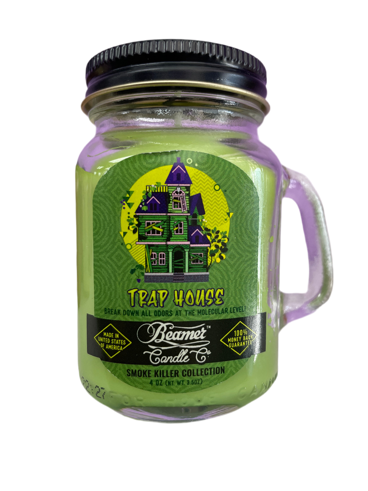 Beamer Candle Co -4oz- Smoke Killer Col- Trap House