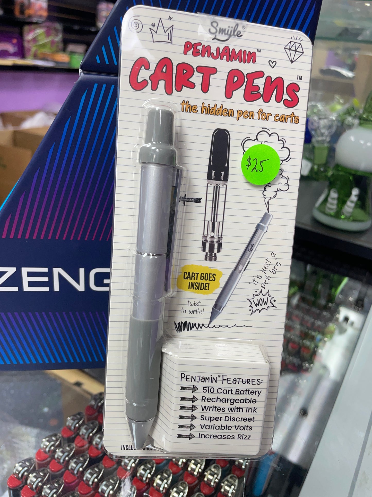 Smyle Penjamin 510 Cartridge Pens - Silver