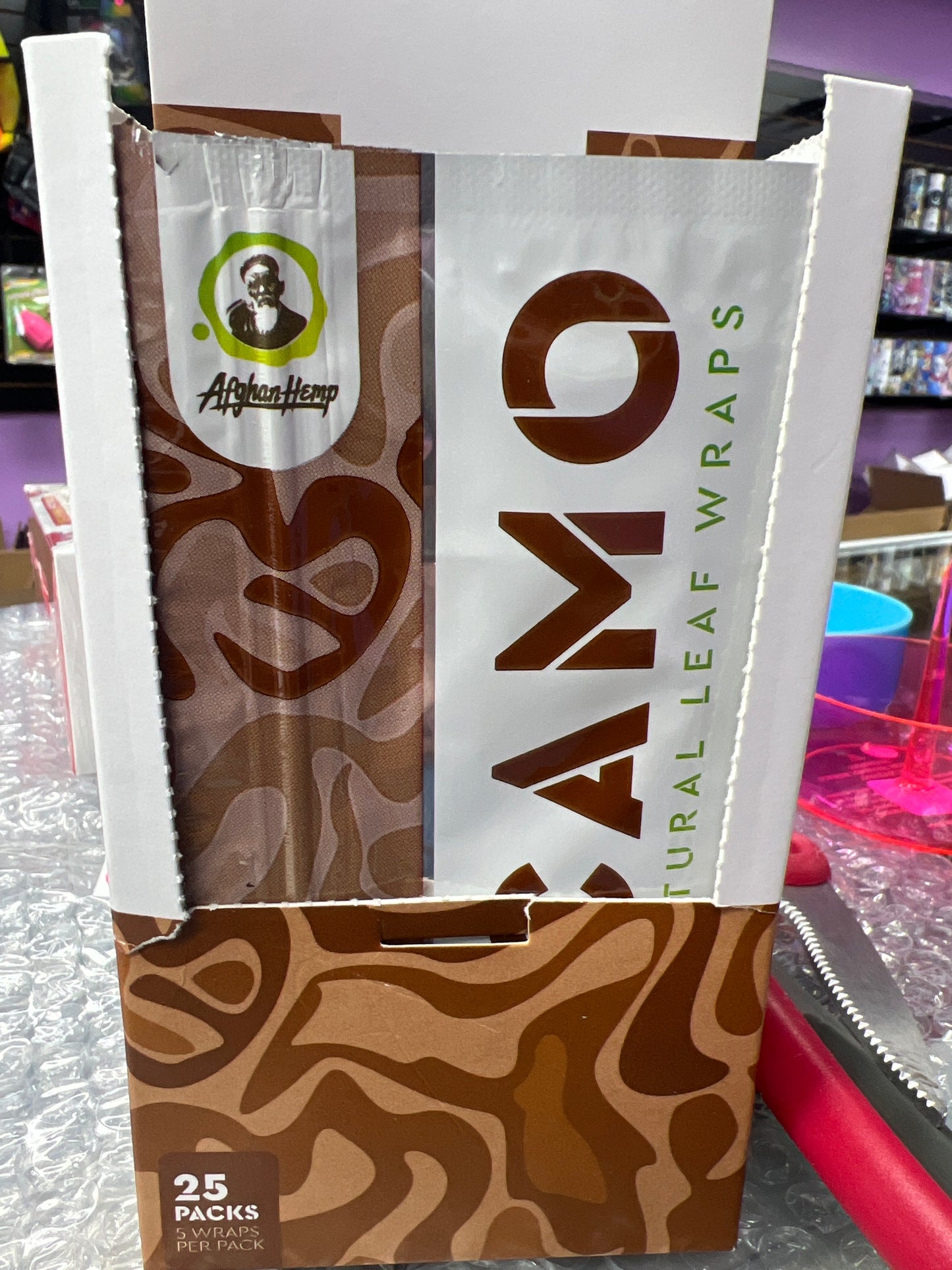 Camo Natural Wraps - Choco