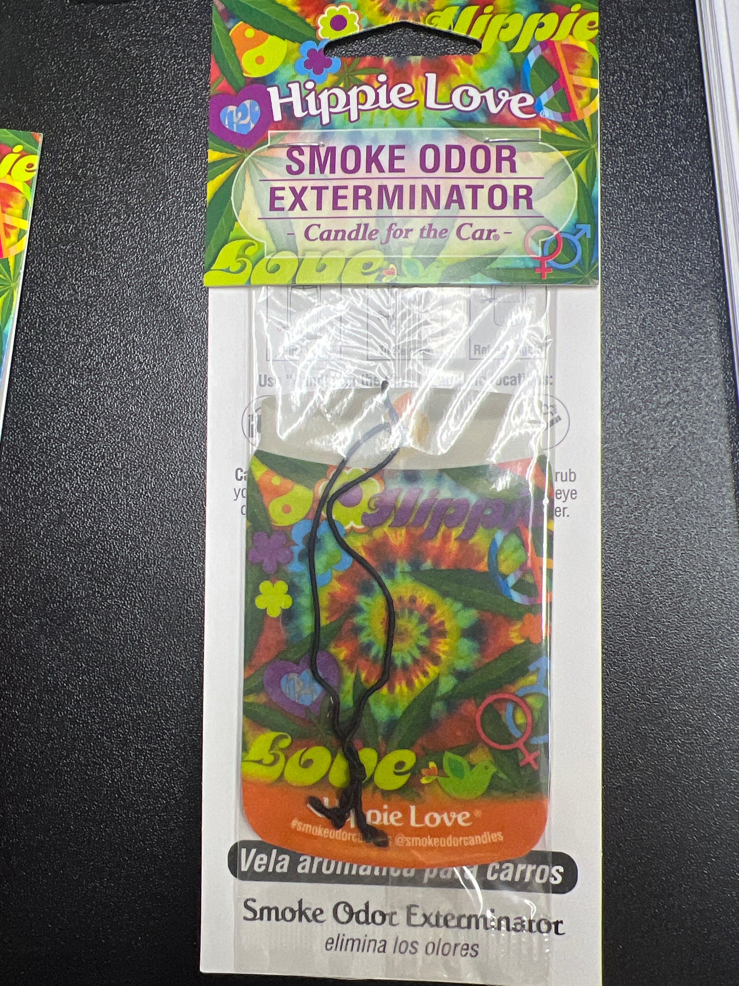 Smoke Odor Exterminator Car Air Freshener - HIPPIE LOVE