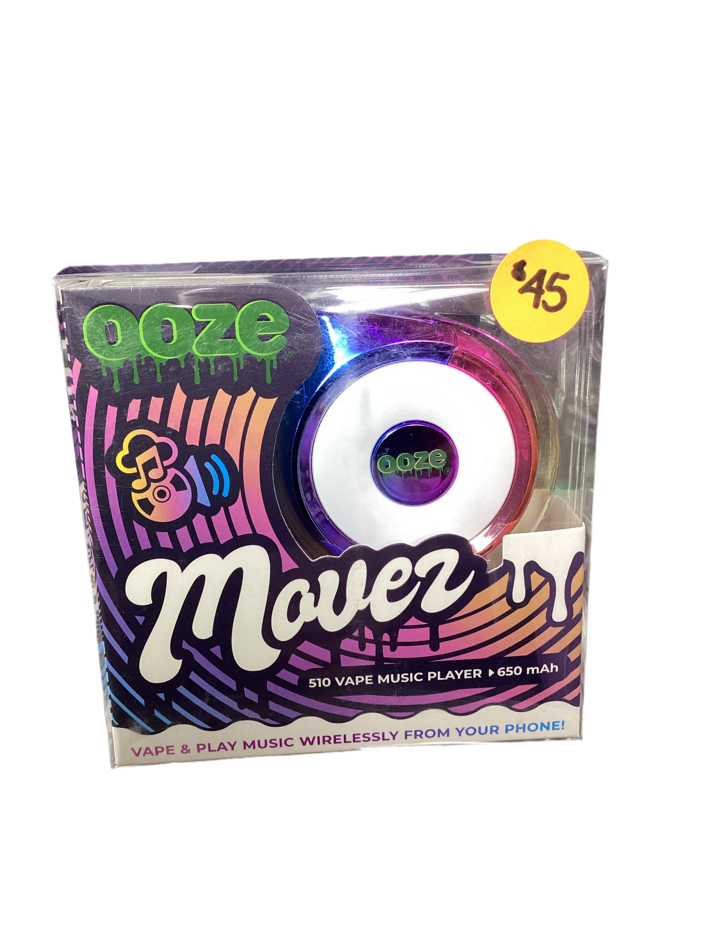 OOZE Movez Bluetooth Speaker 650mah 510 Battery with Charger - Rainbow