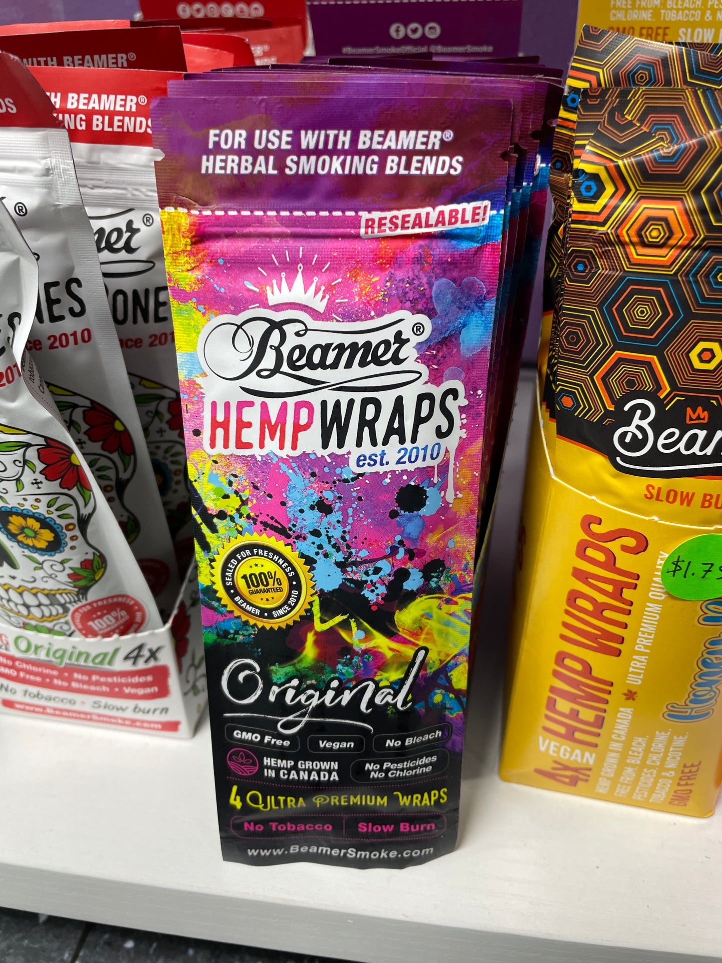 Beamer Vegan Wraps - 4ct - Original