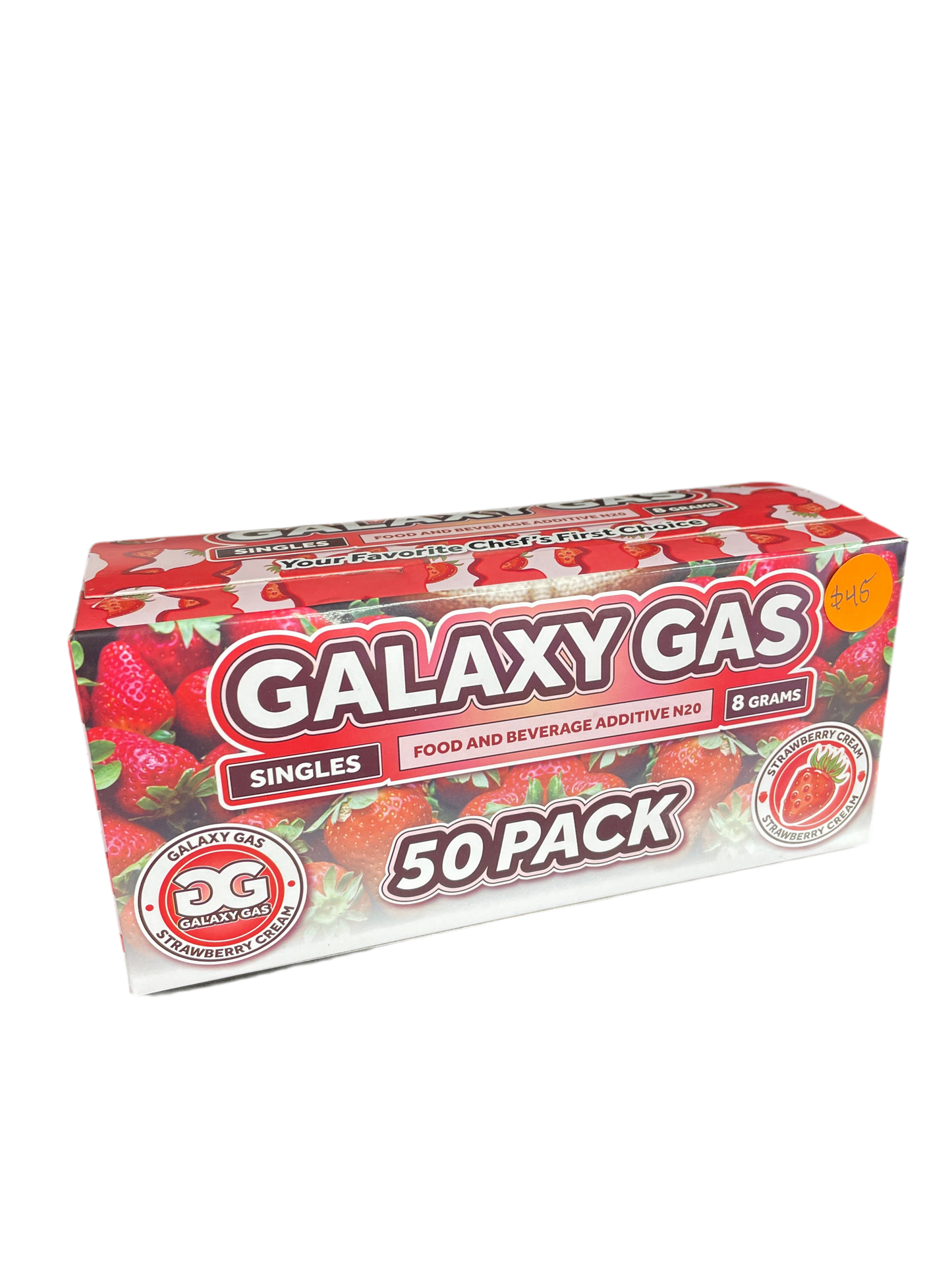 Galaxy Gas Food & Beverage N20 - 50 Singles - Strawberry Cream