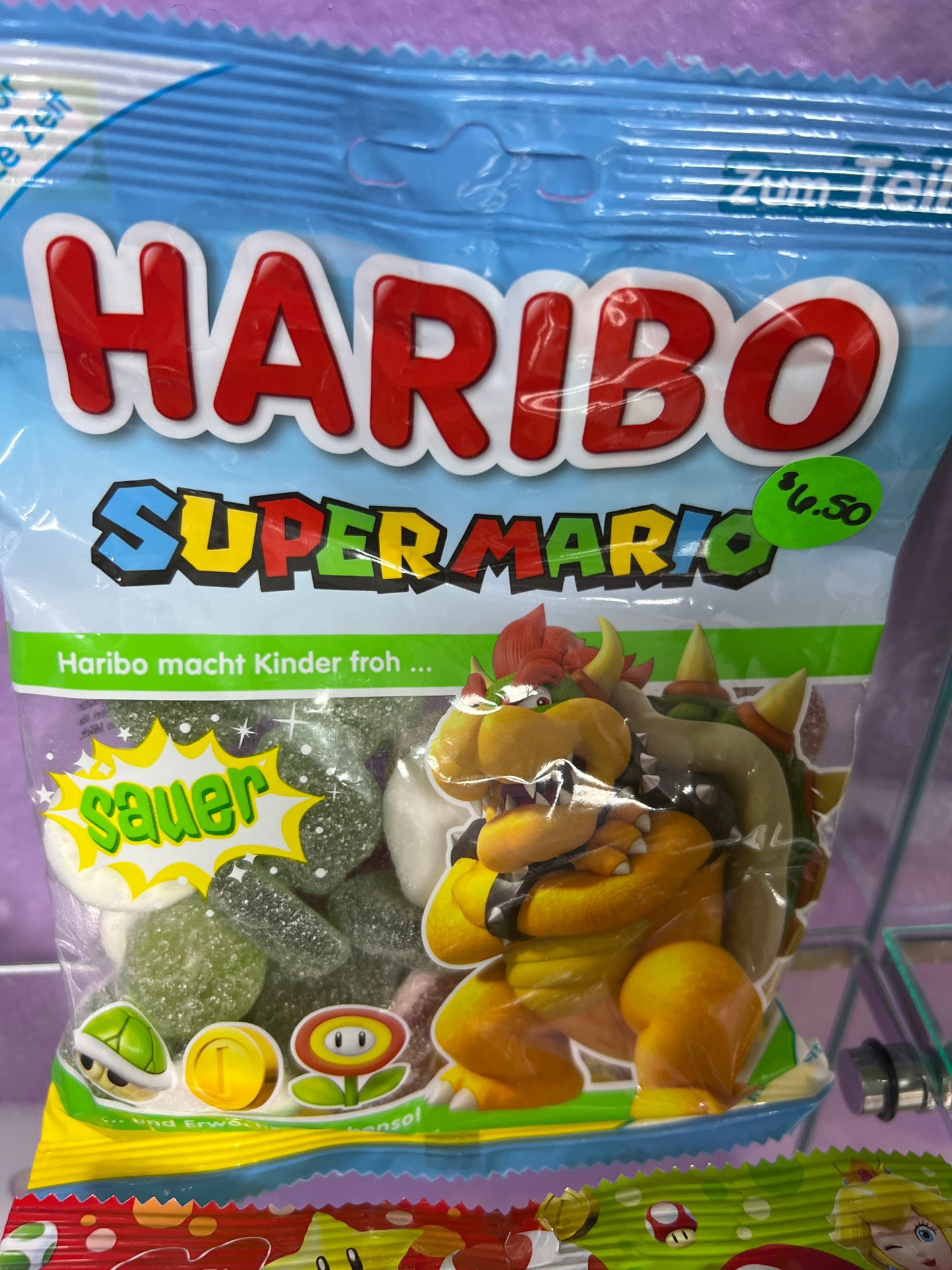 HARIBO - Super Mario Bowser Sour Gummy Candy (Germany)