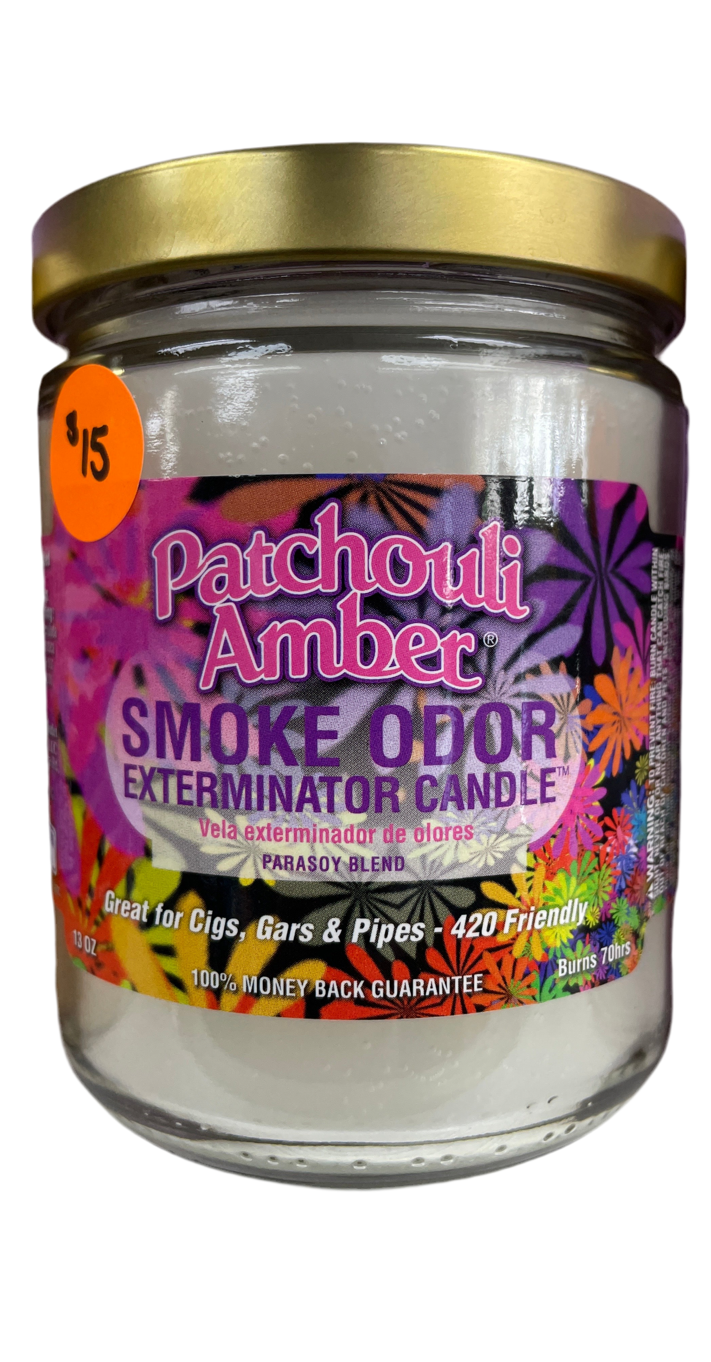 Smoke Odor Exterminator Candle 13oz - Patchouli Amber