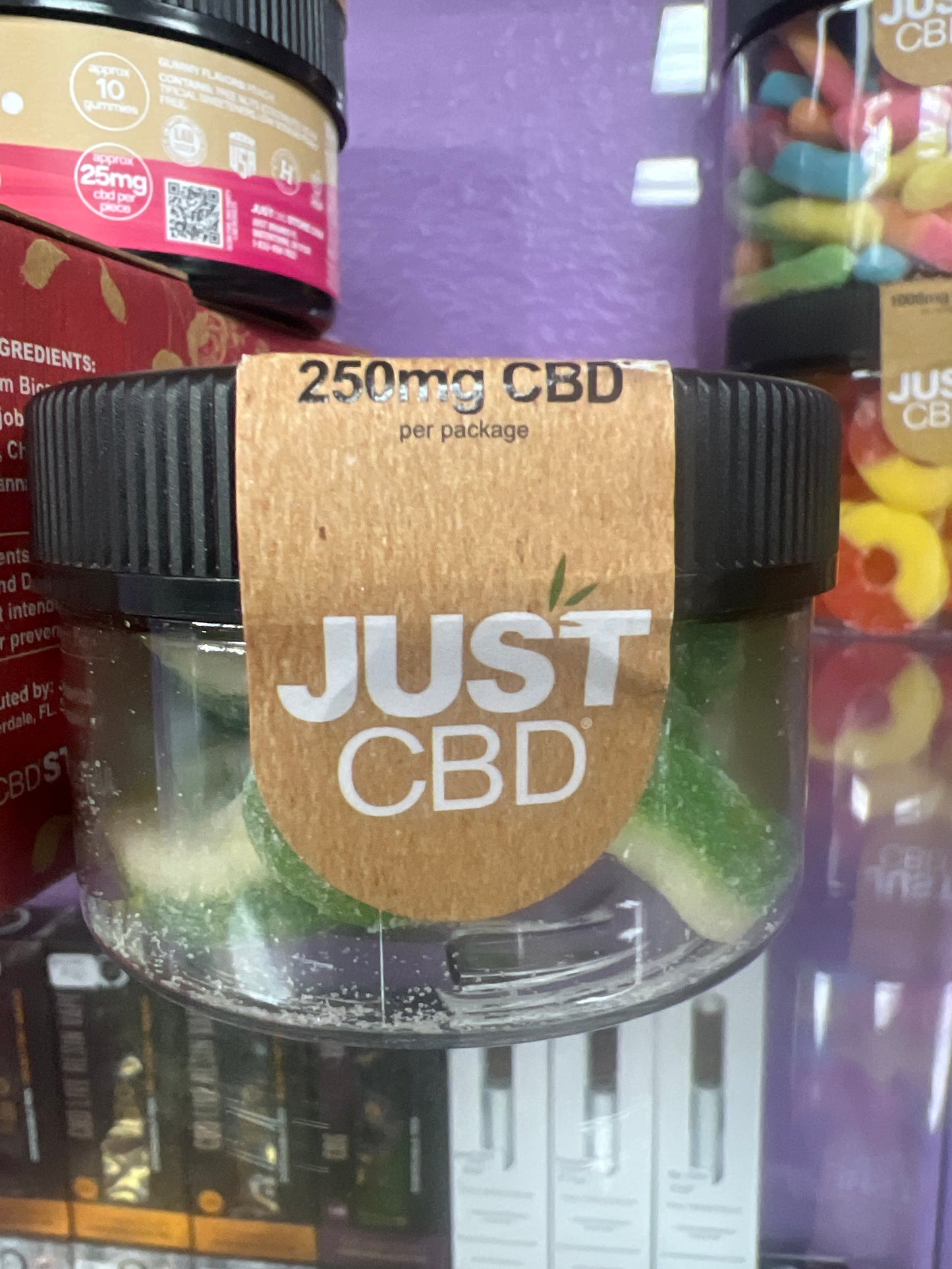 Just cbd Green Apple Rings 250