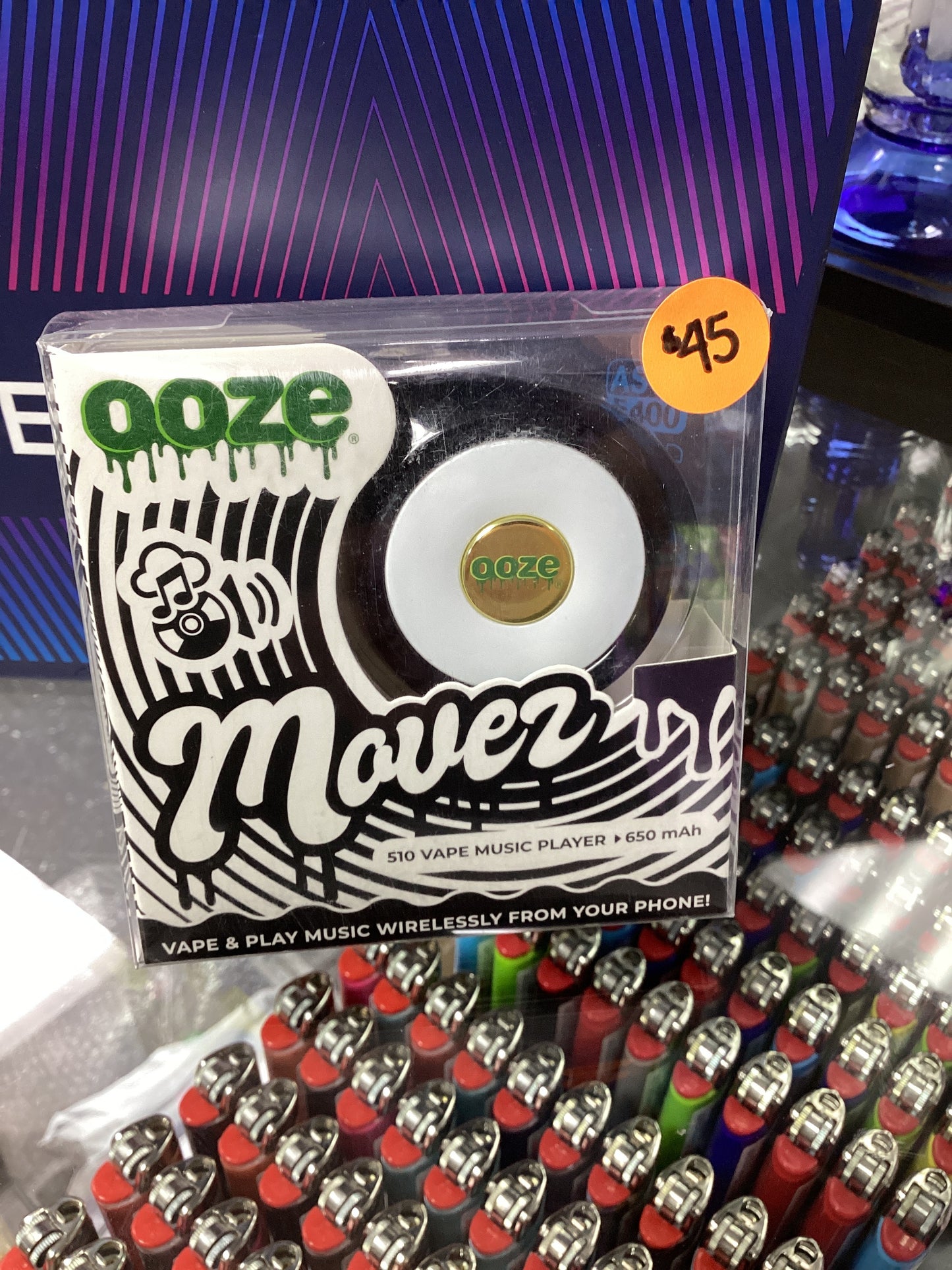 OOZE Movez Bluetooth Speaker 650mah 510 Battery with Charger - Black