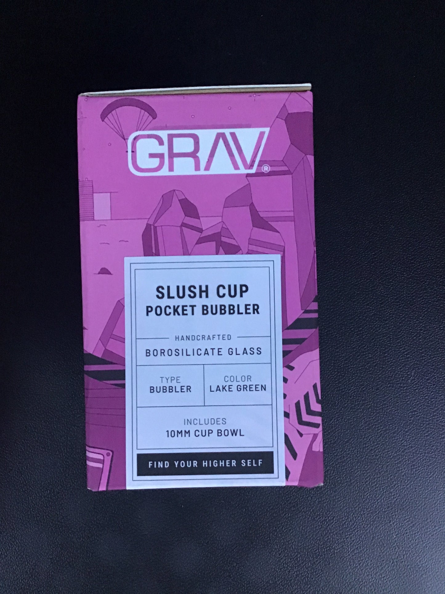 Grav Lake Green Slush Cup Pocket Bubbler