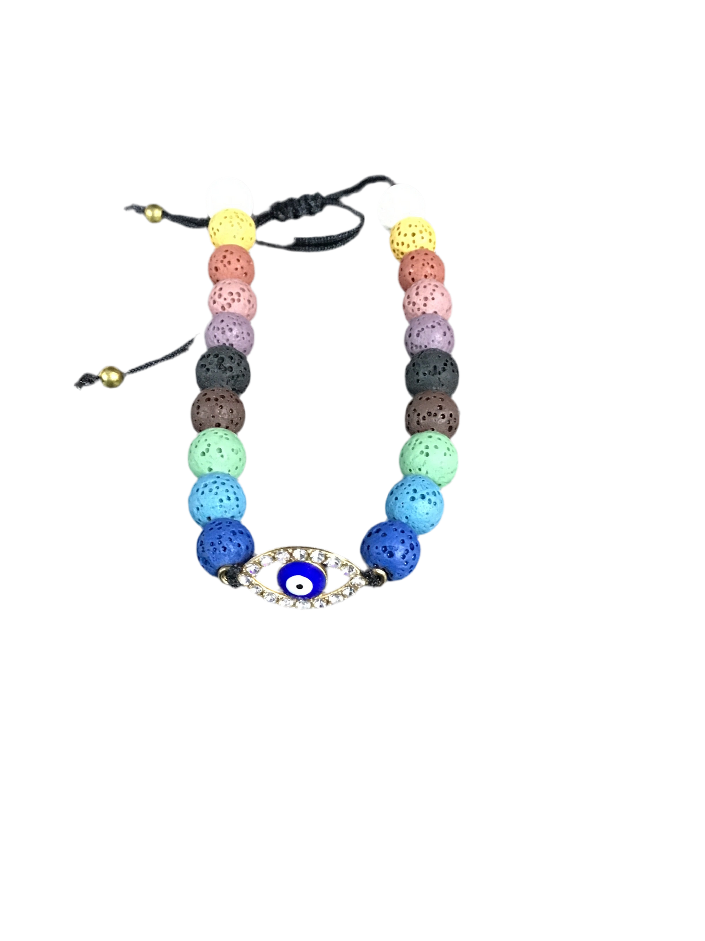 Mentor Chakra Evil Eye Bracelet