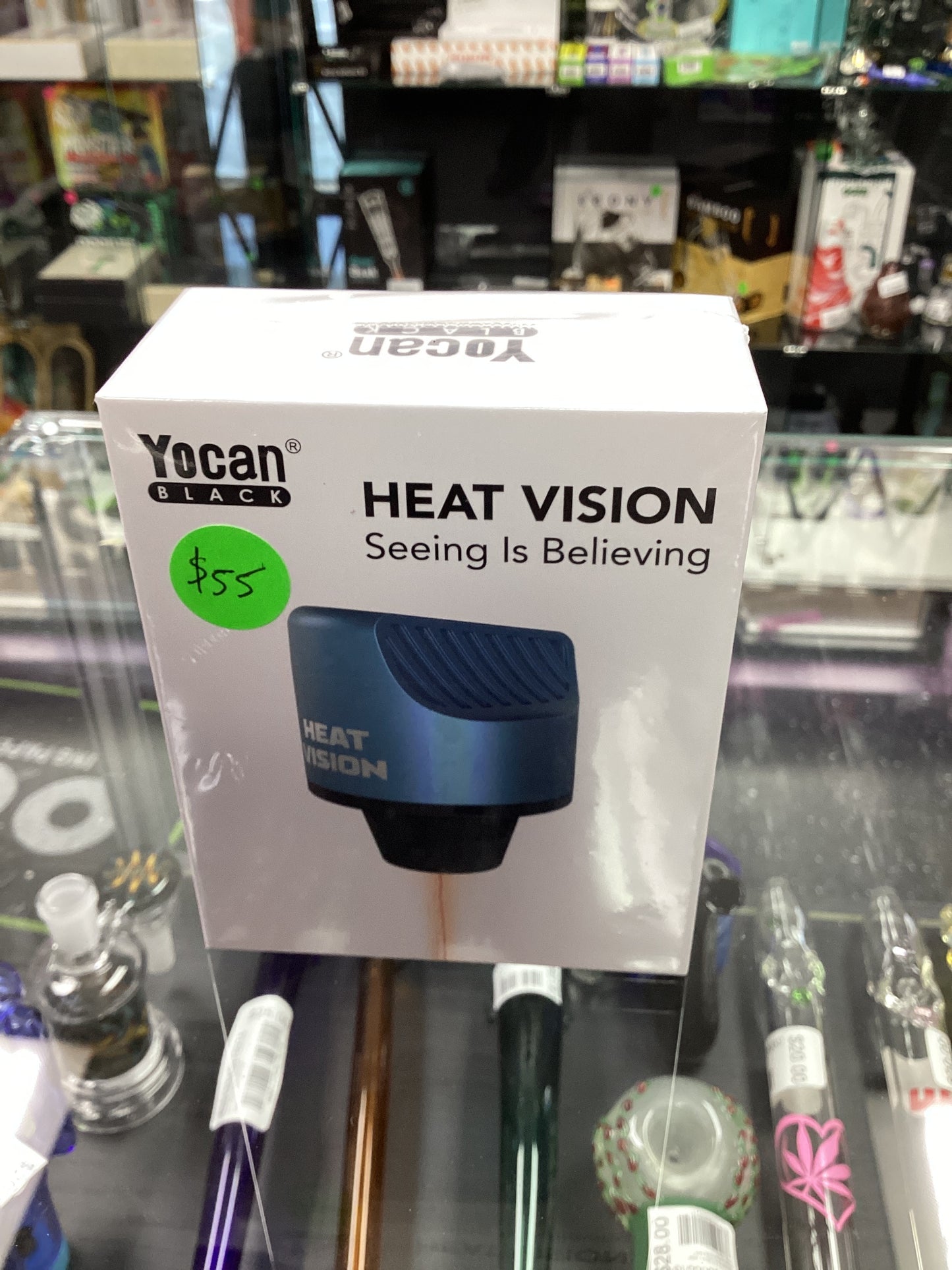 Yocan Black -HEAT Vision - Electronic Carb Cap Temperature Sensor - Blue