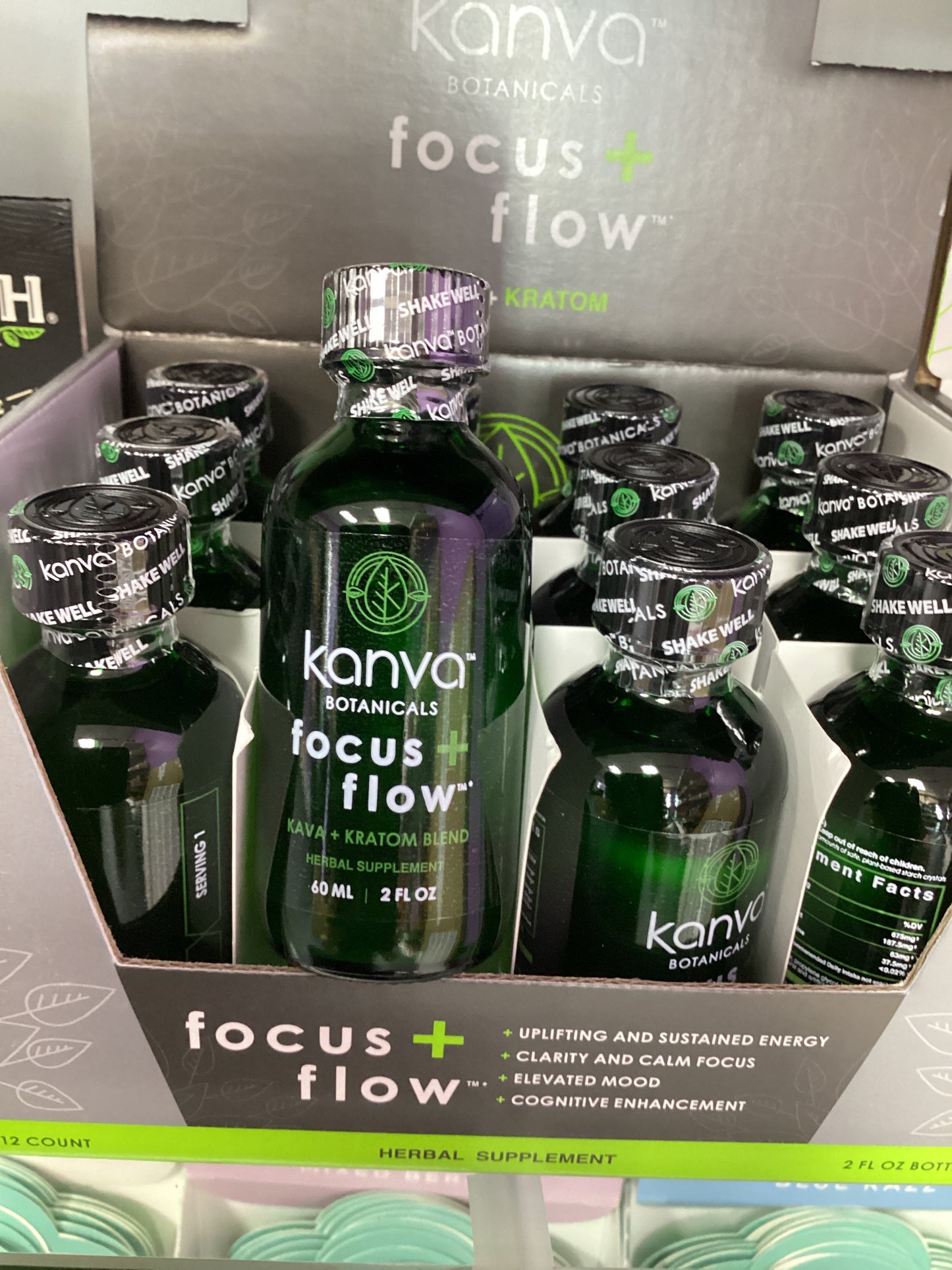 Kanva Botanicals Kava + Kratom Focus & Flow Blend - 2oz