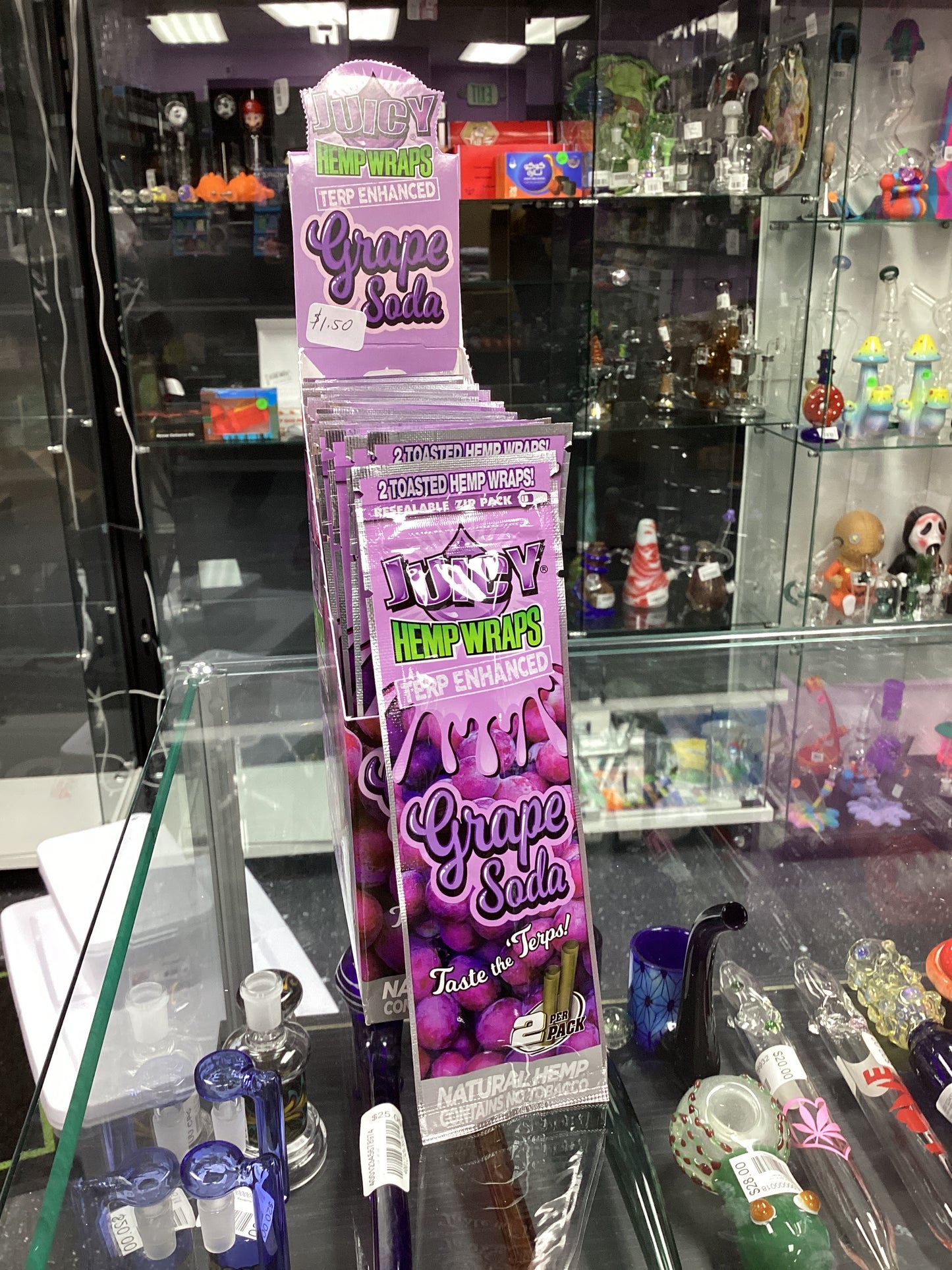 Juicy Wraps - Terp Enhanced Grape Soda 2ct