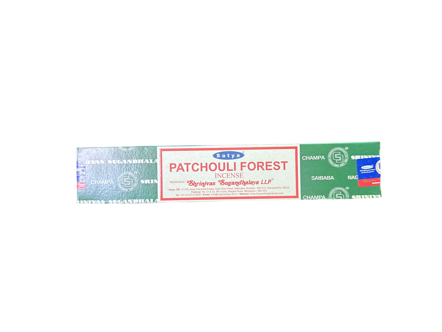 Satya Incense Pack - Patchouli Forest