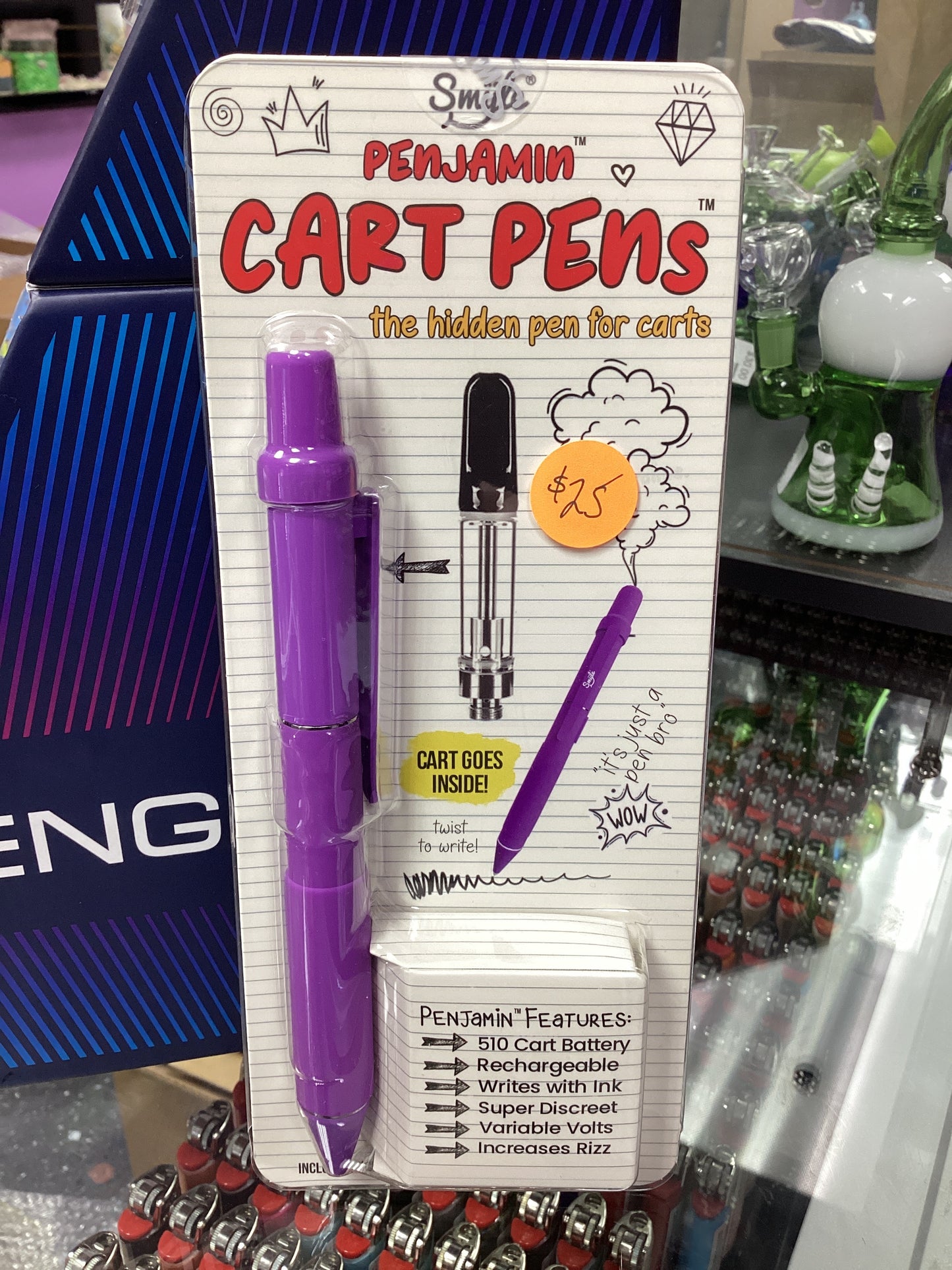 Smyle Penjamin 510 Cartridge Pens - Royal Purple