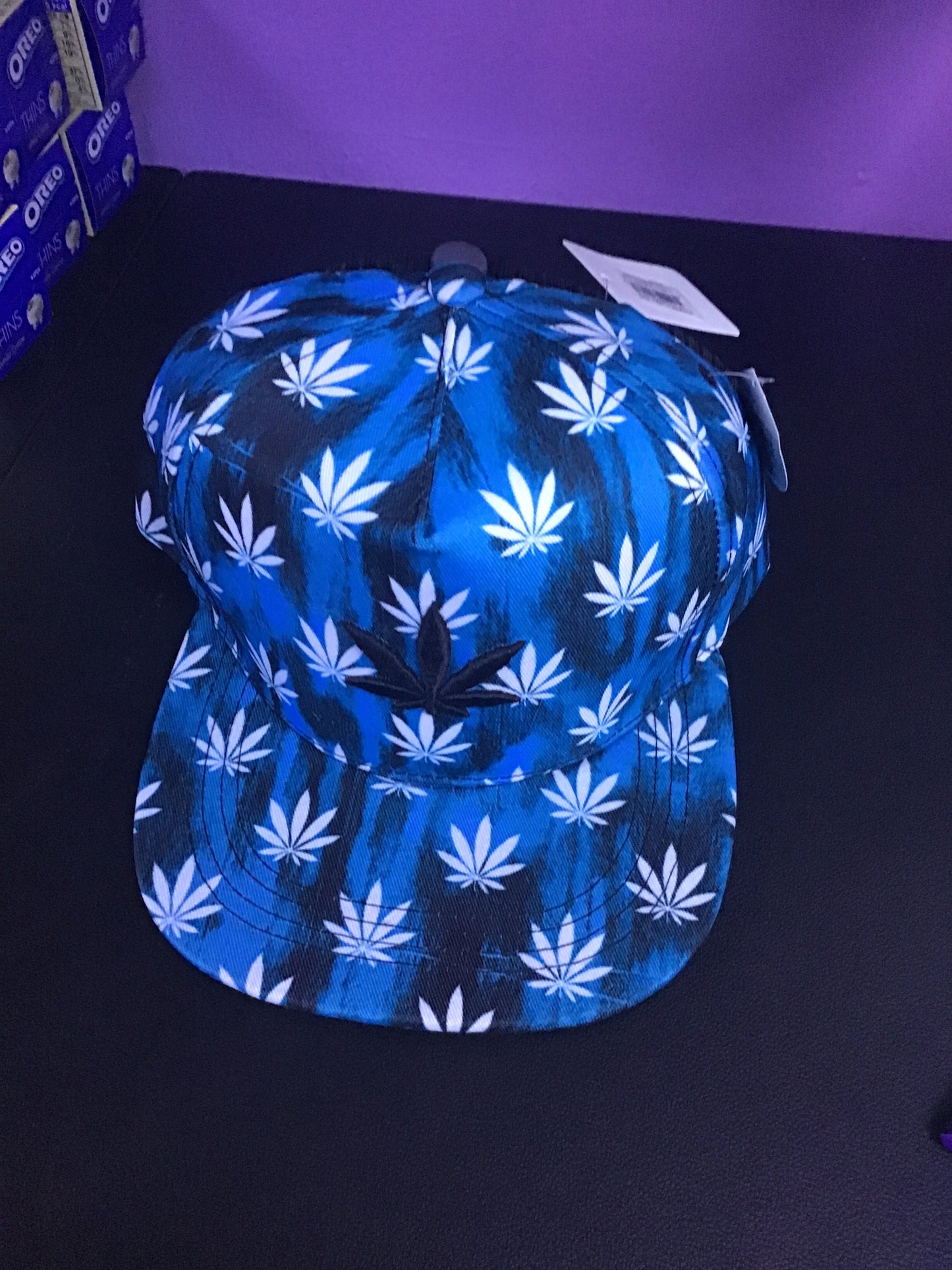 Blue Flower Cap