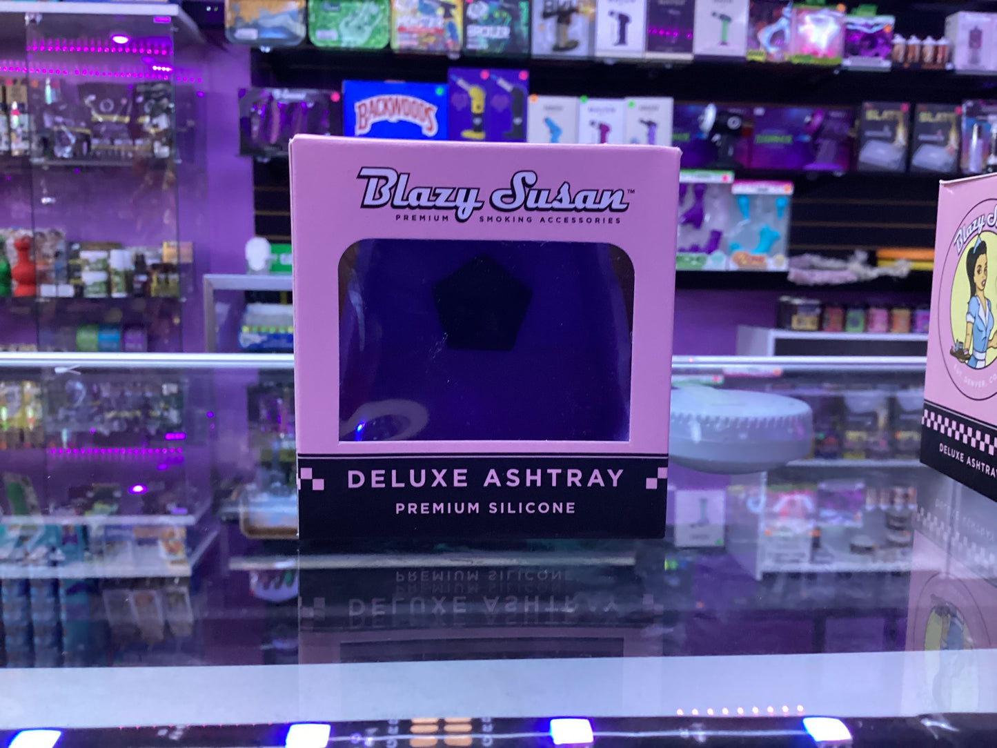 Blazy Susan Deluxe Ashtray Purple