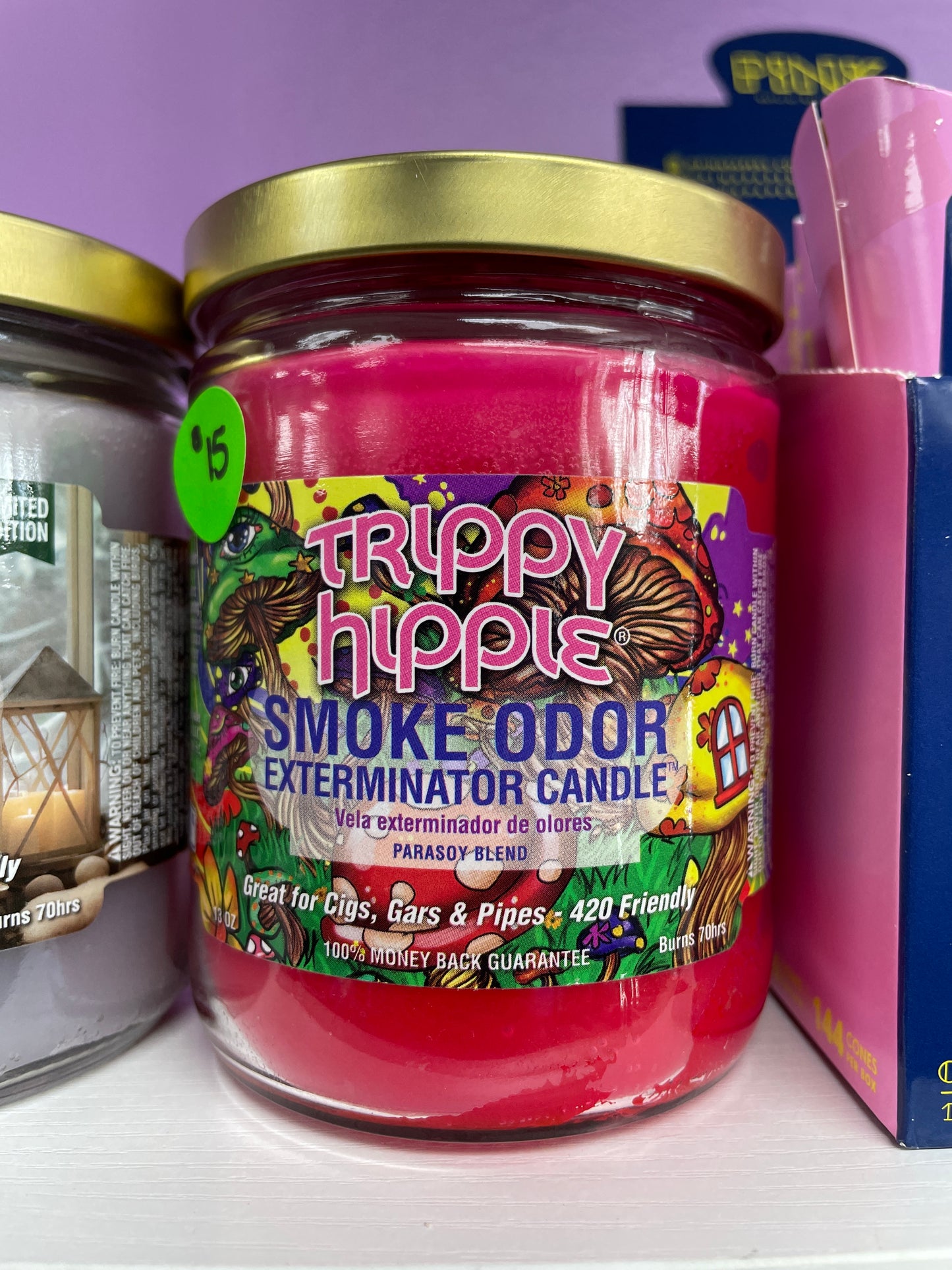 Smoke Odor Exterminator Candle 13oz - Trippy Hippie