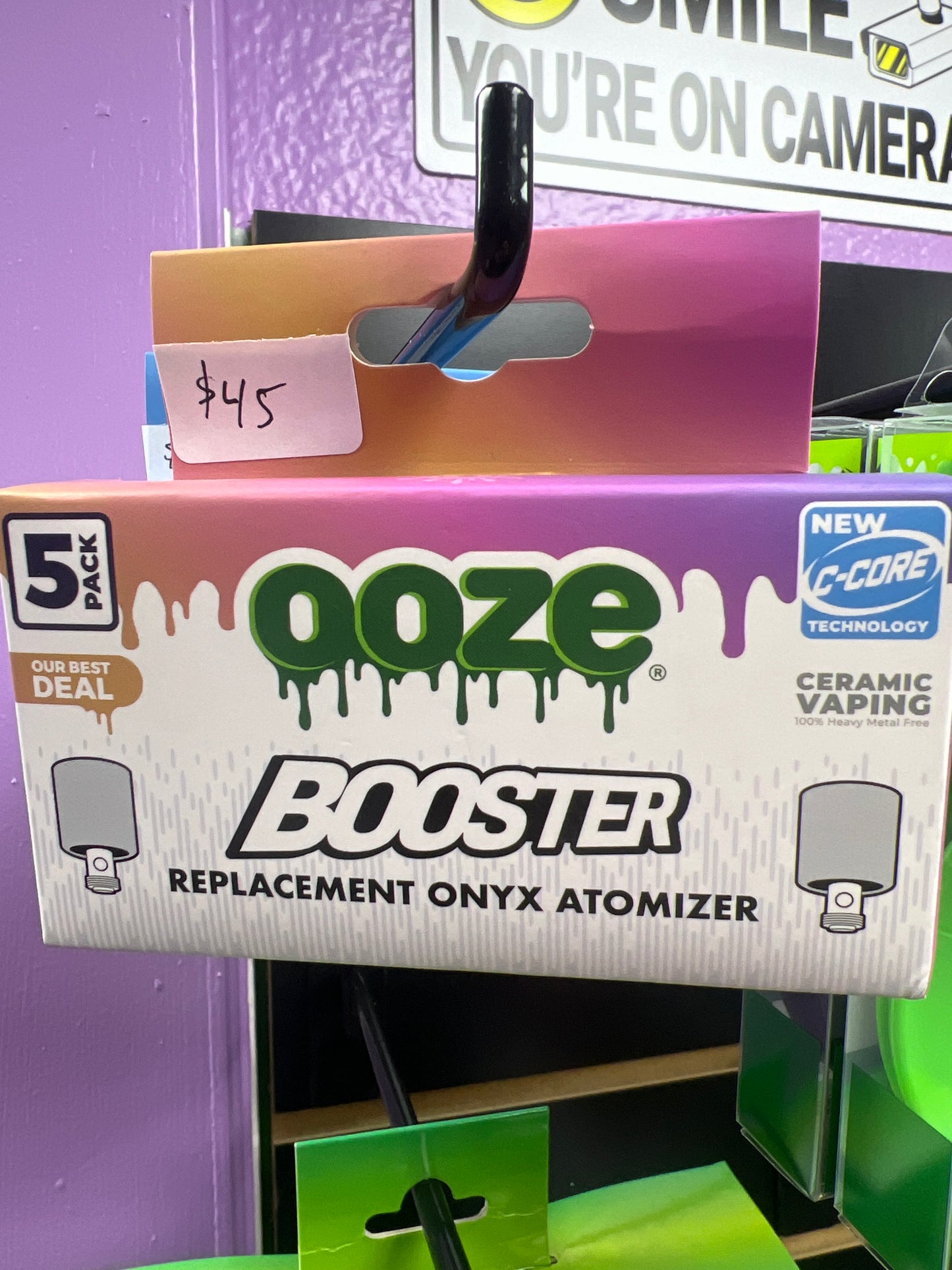 OOZE Electro Barrel Replacement Onyx Atomizer 5pk