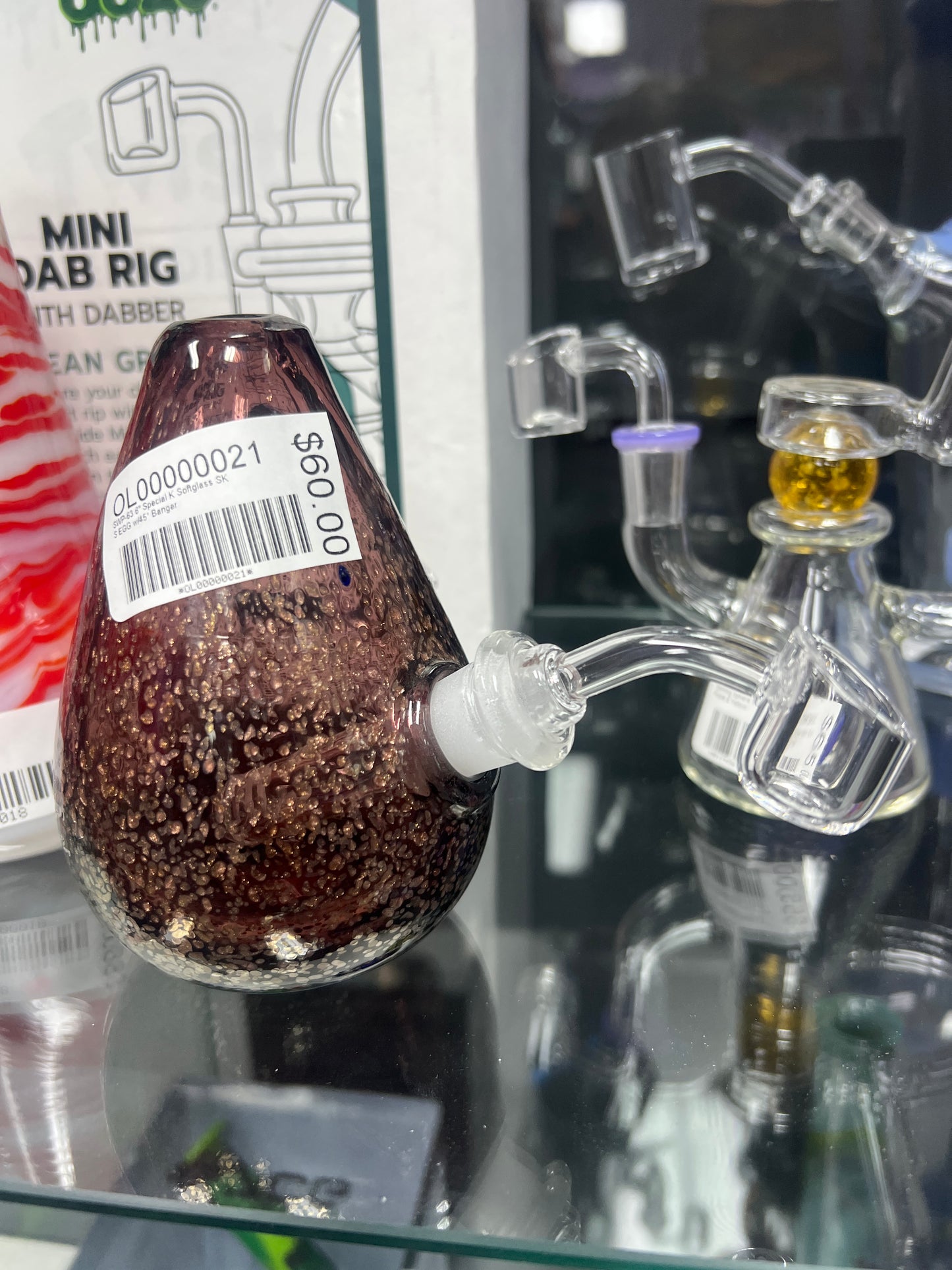 SWP 63 6" Special K Soft Glass SK S Wrapped w 45* Banger