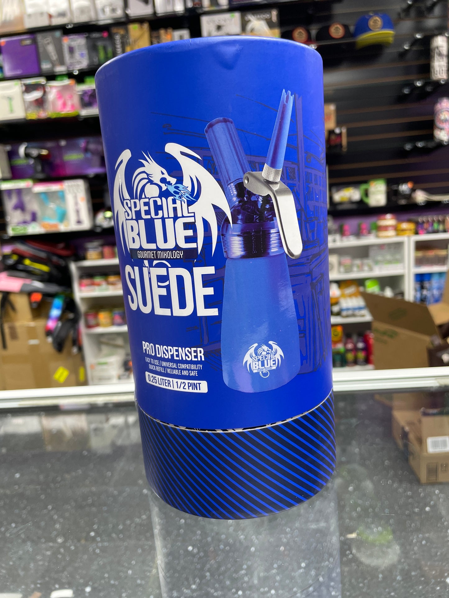 Special Blue Suede Pro Mixology Dispenser