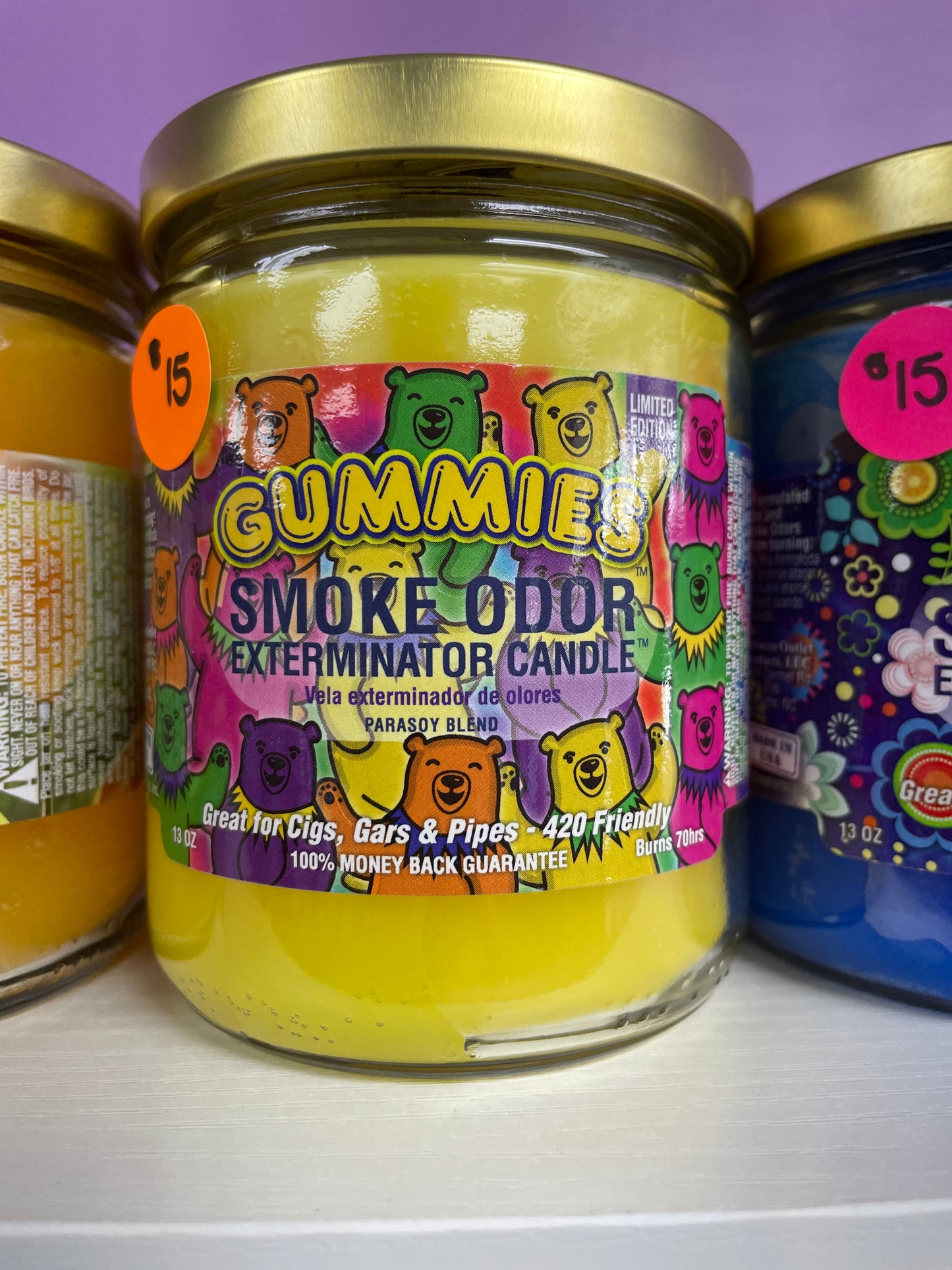 Smoke Odor Exterminator Candle 13oz - Gummies