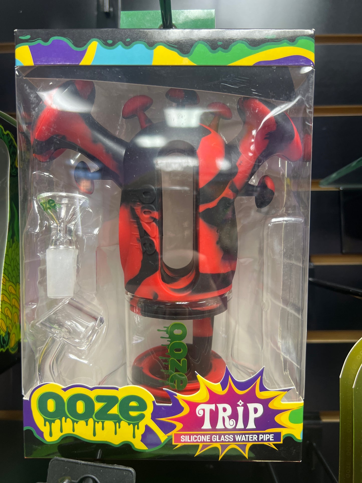 OOZE Trip Silicone Glass Water Pipe