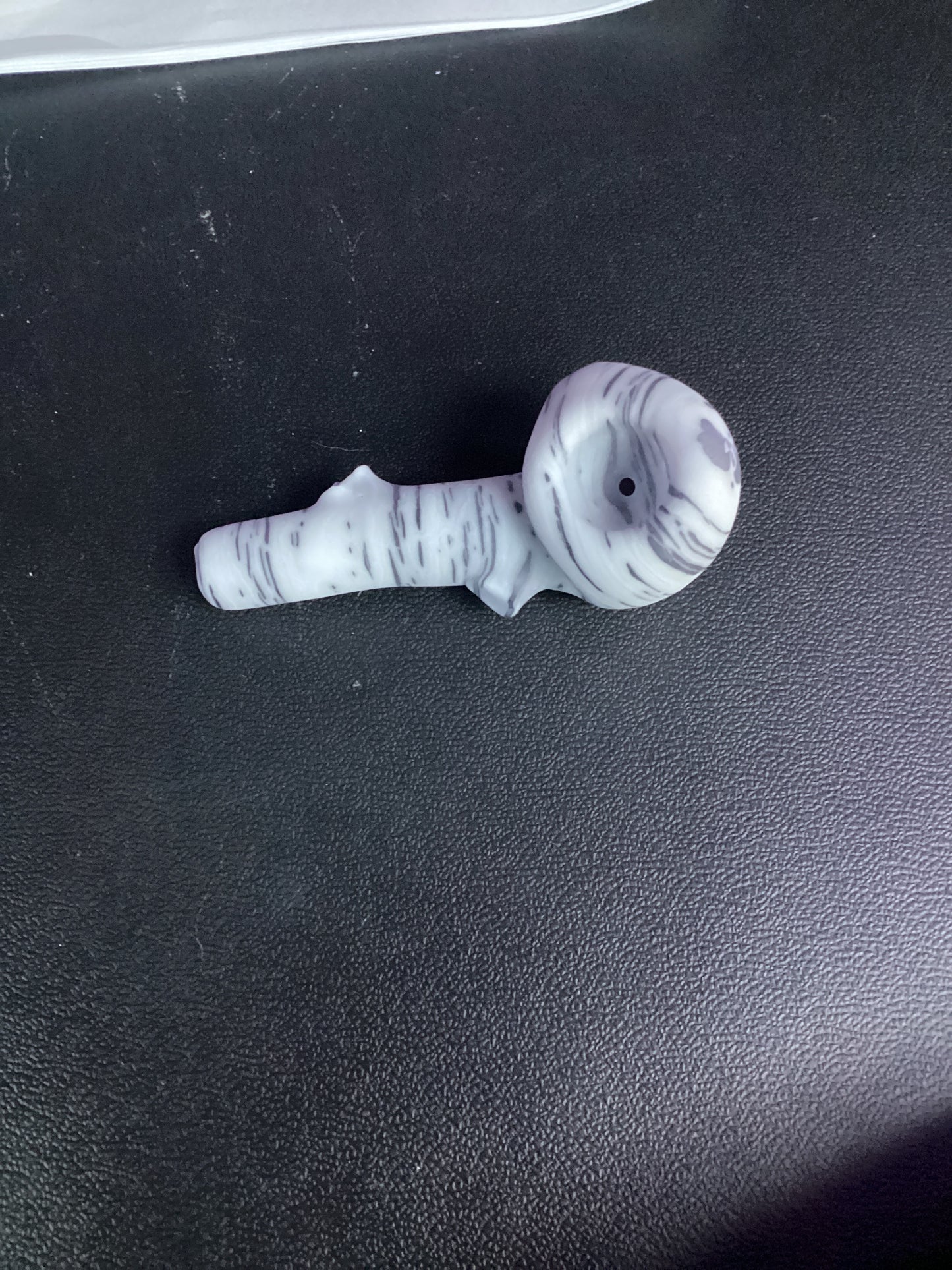 Local Blown Old Aspen Forest Glass Spoon Pipe