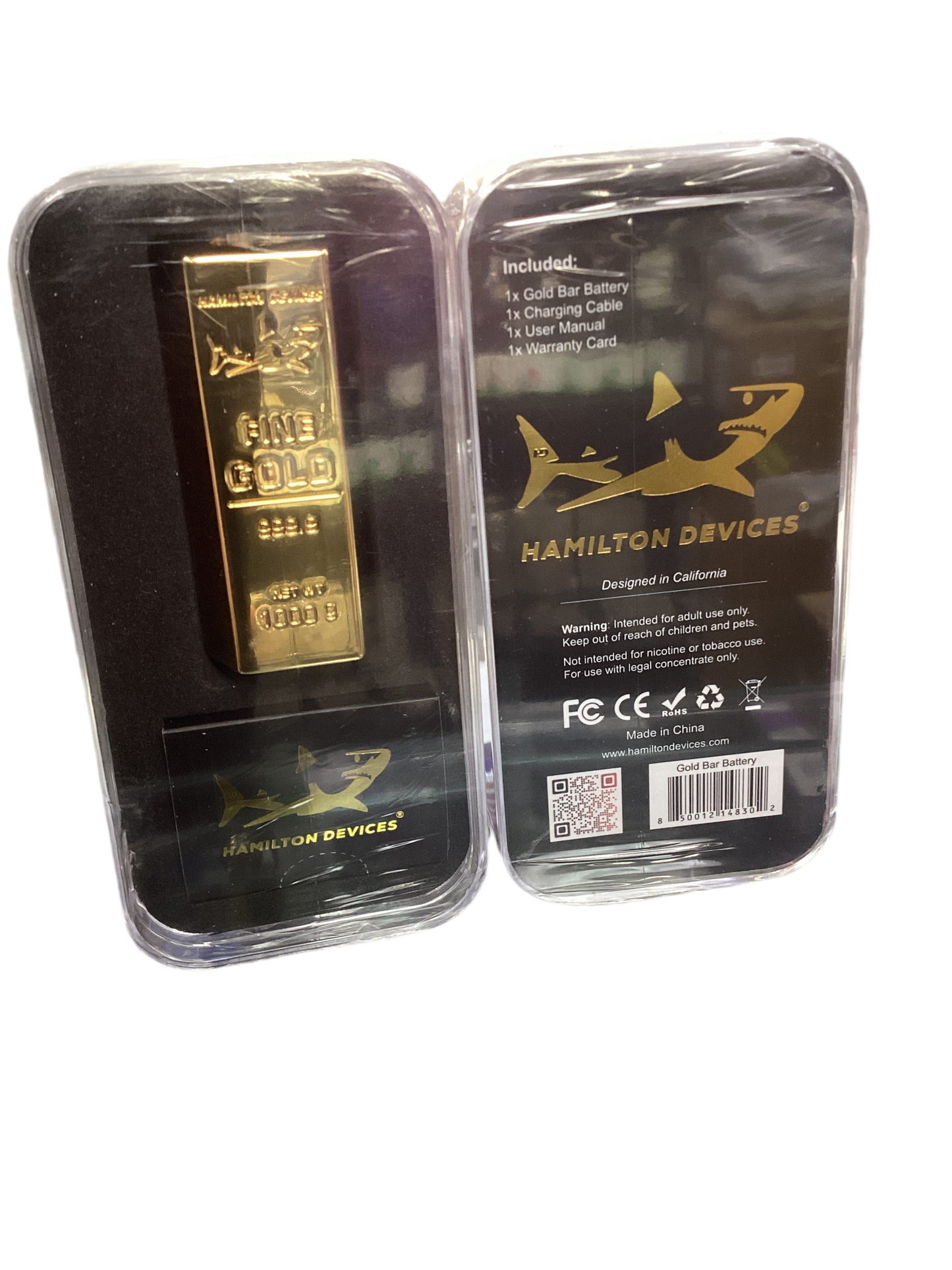 Hamilton Devices 510 Cartridge Battery - Gold Bar