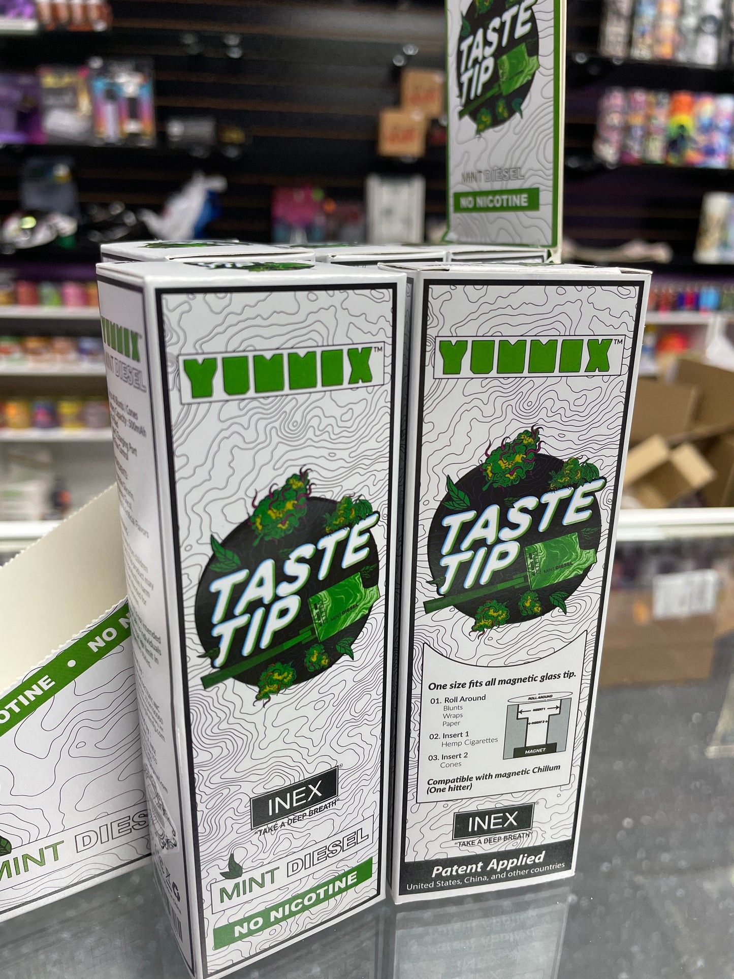 Yummix Taste Tip Cone/Wrap Flavor Mouthpiece - Mint Diesel