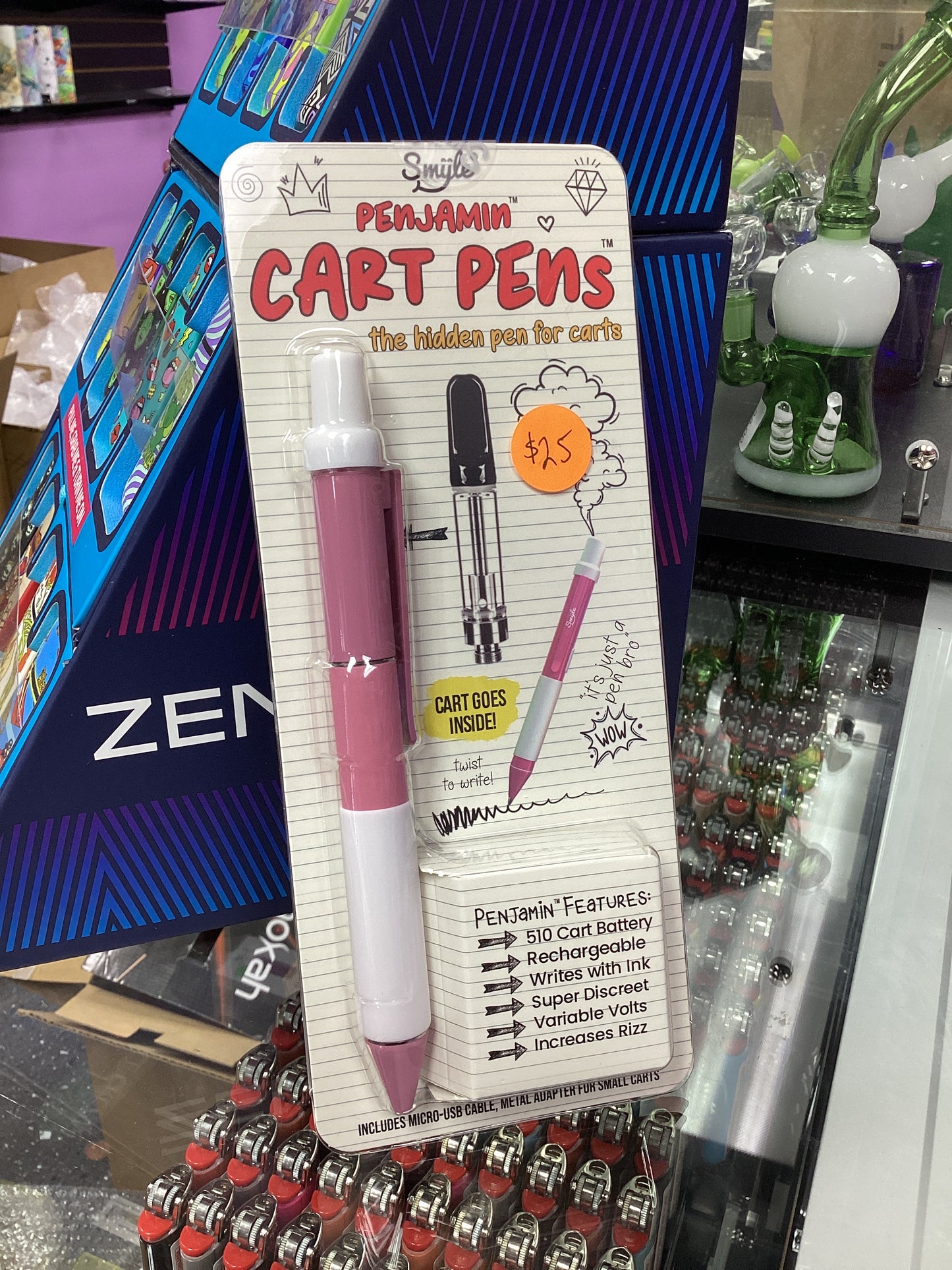 Smyle Penjamin 510 Cartridge Pens - Pink