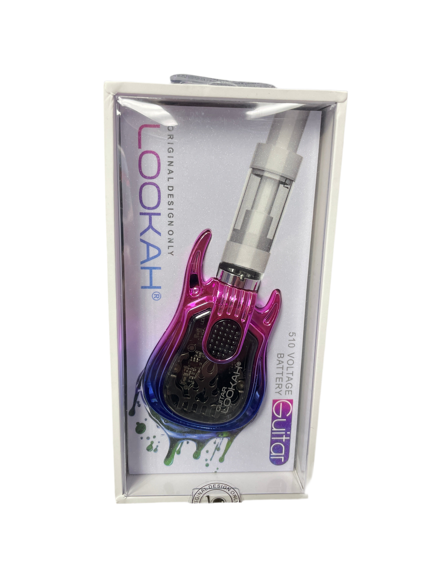 Lookah Guitar - 510 Cartridge Battery - Purple