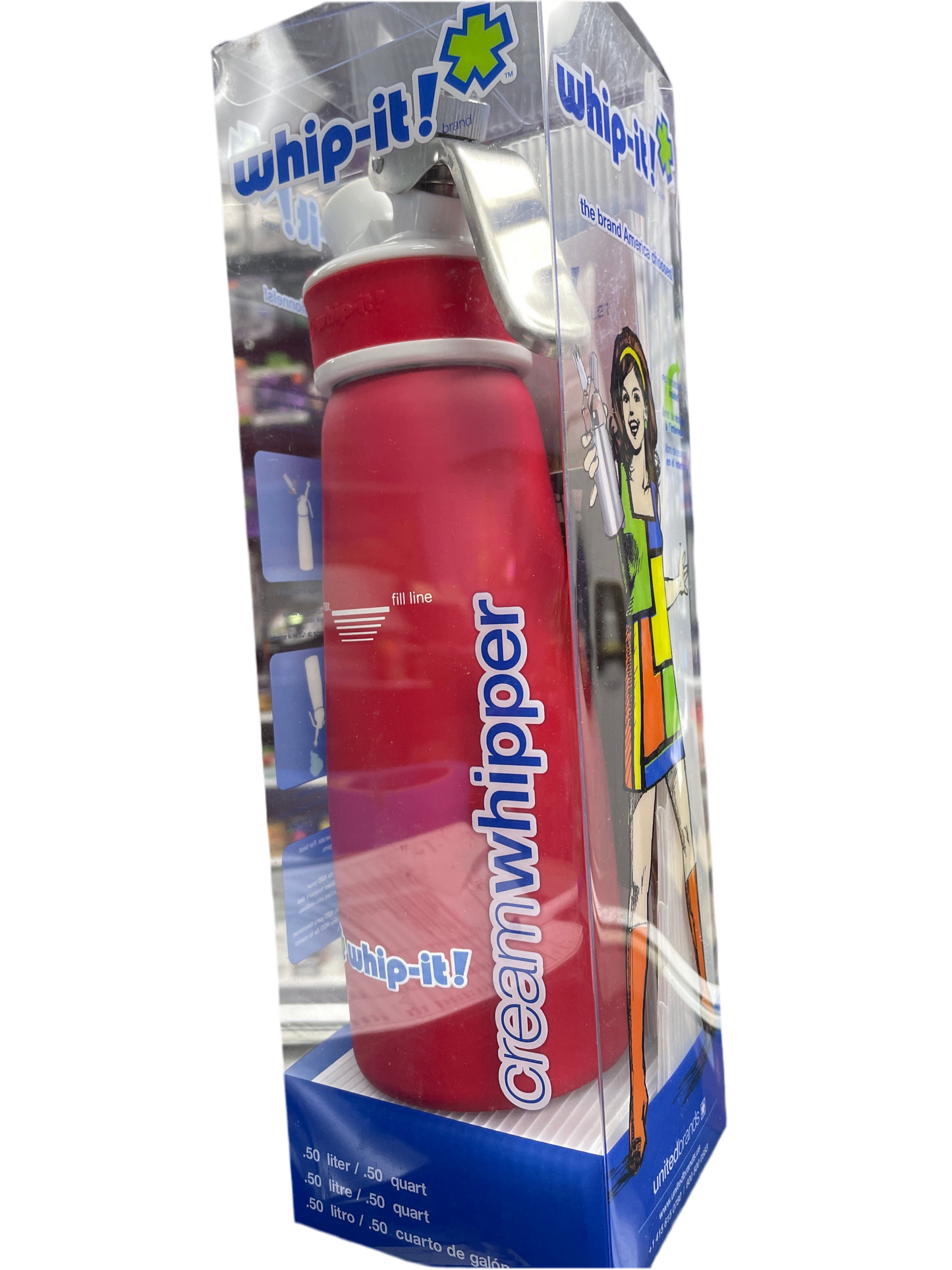 Whip-It Accent Cream N20 Cream Dispenser .5 Liter