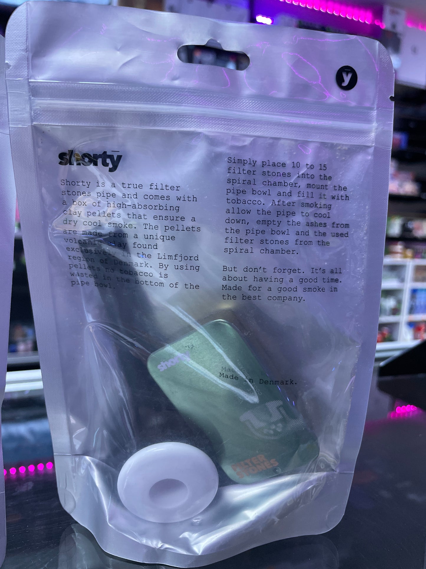Shorty Filter Stones Pipe