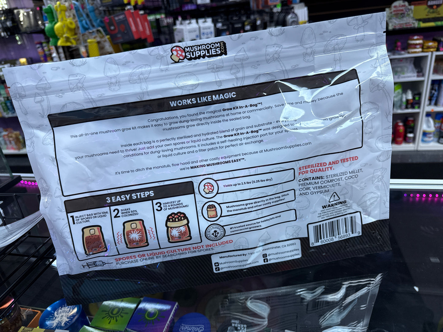 Grow Kit In-A-Bag - Mushroom Grow Bag