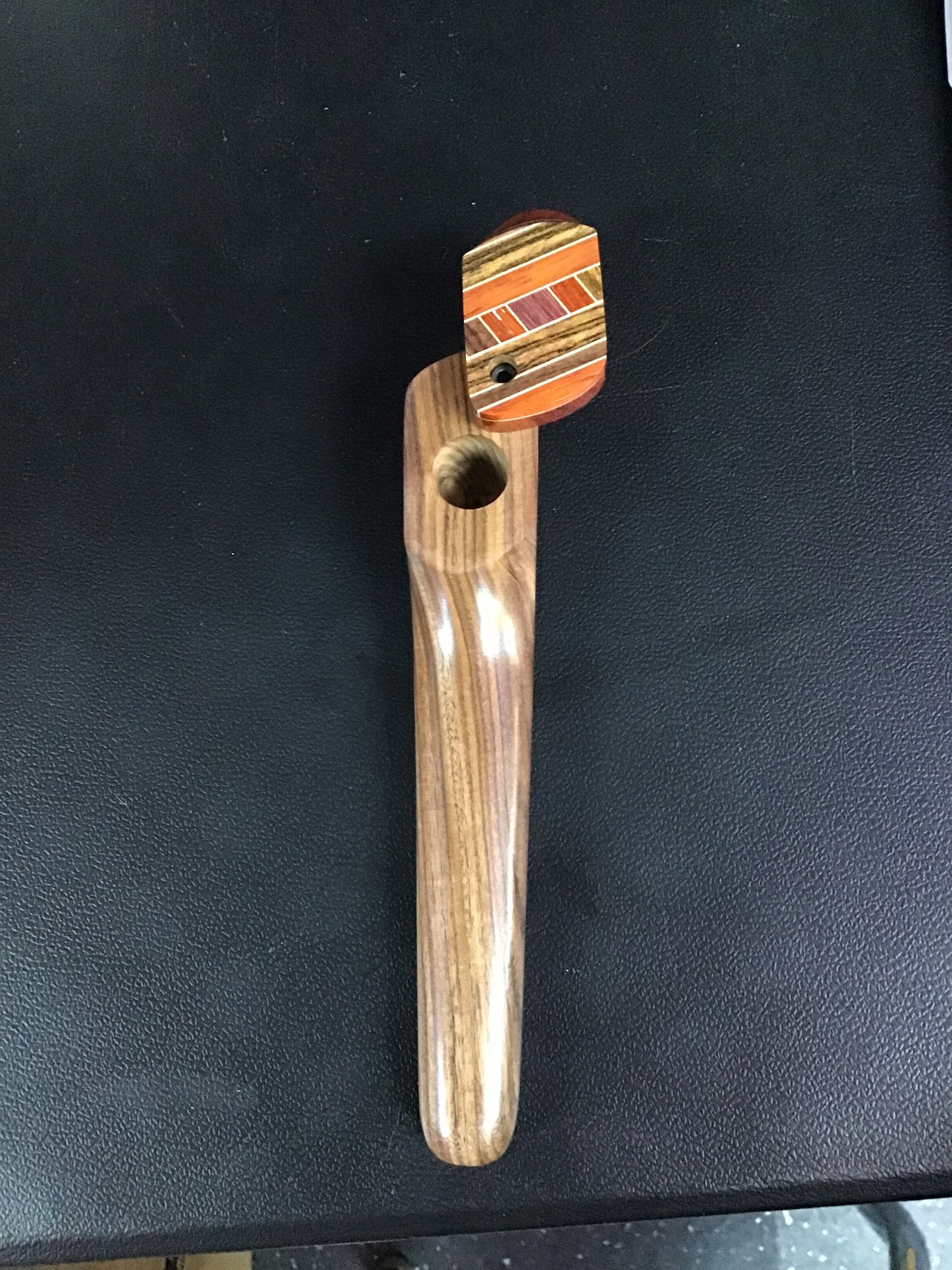 Large Wooden Pipe with Cover