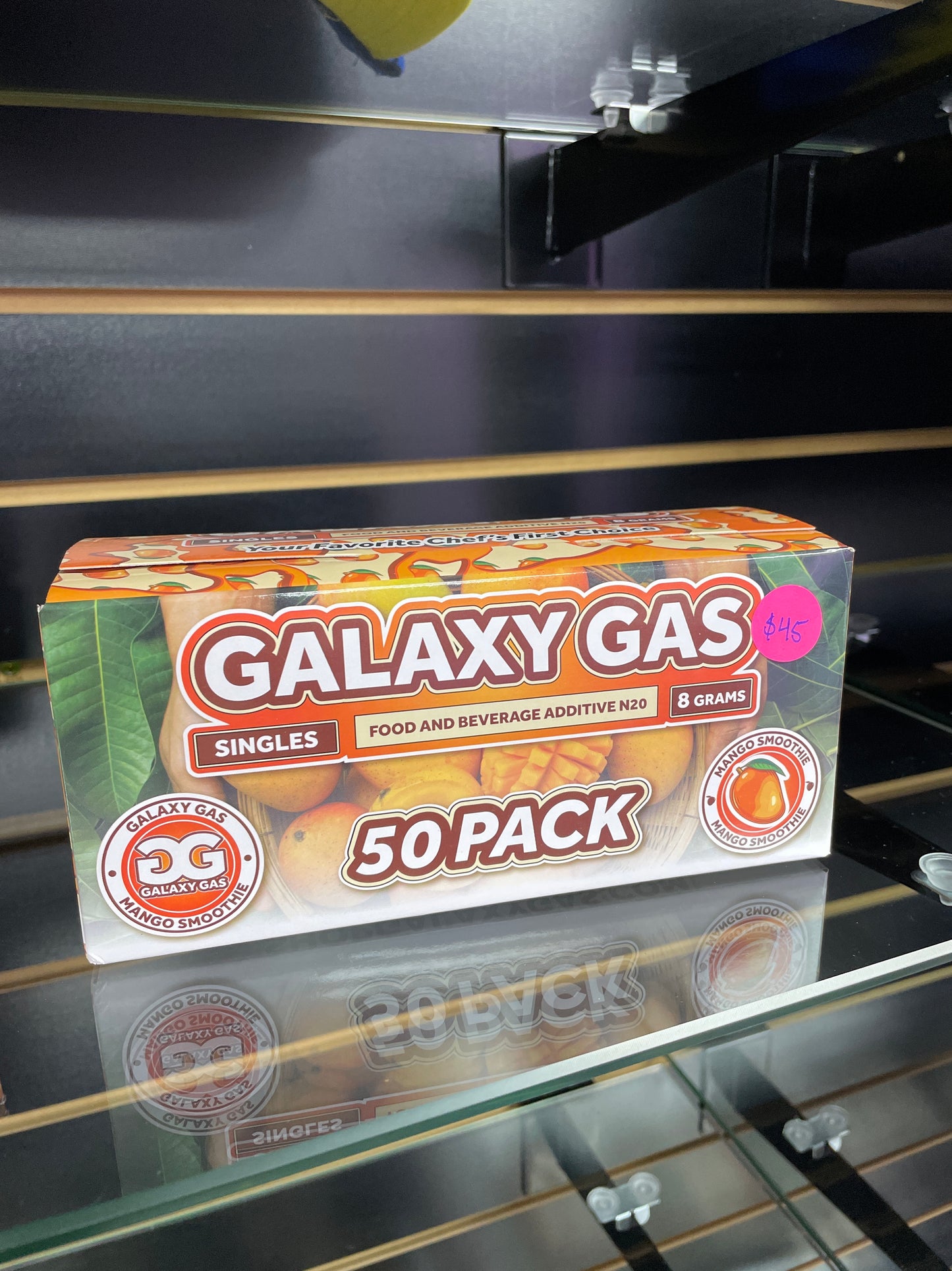 Galaxy Gas Food & Beverage N20 - 50 Singles - Mango Smoothie