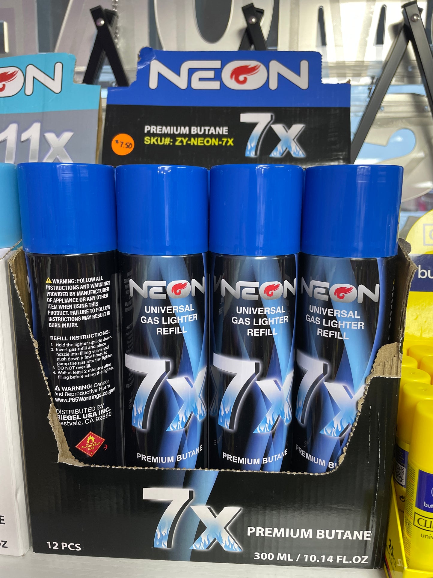 Neon 7x Butane Refill