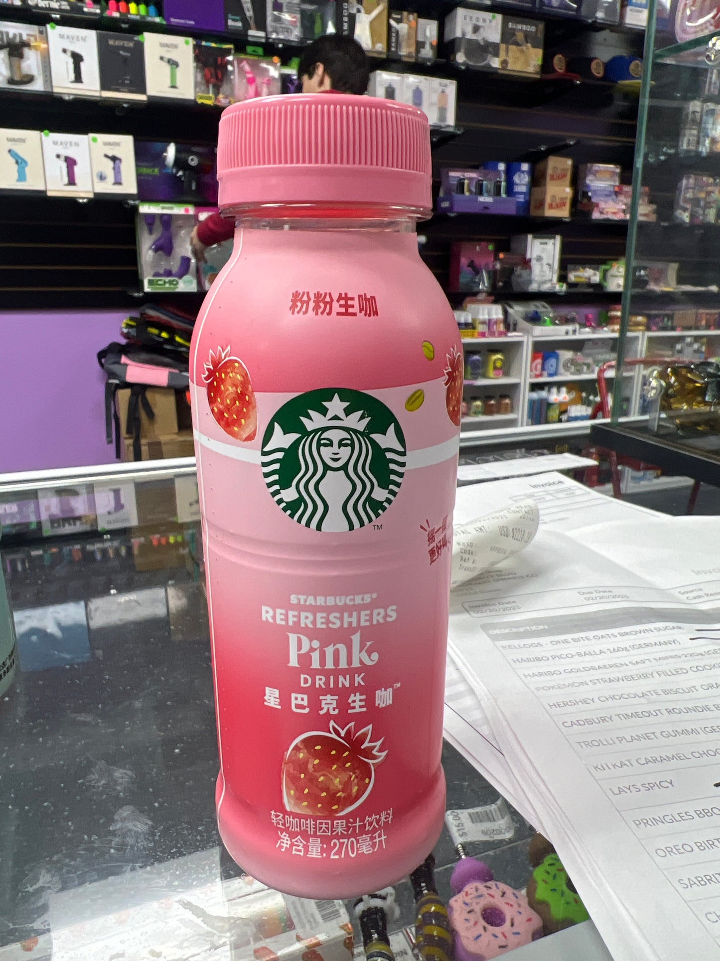 Starbucks Refreshers Pink Drink