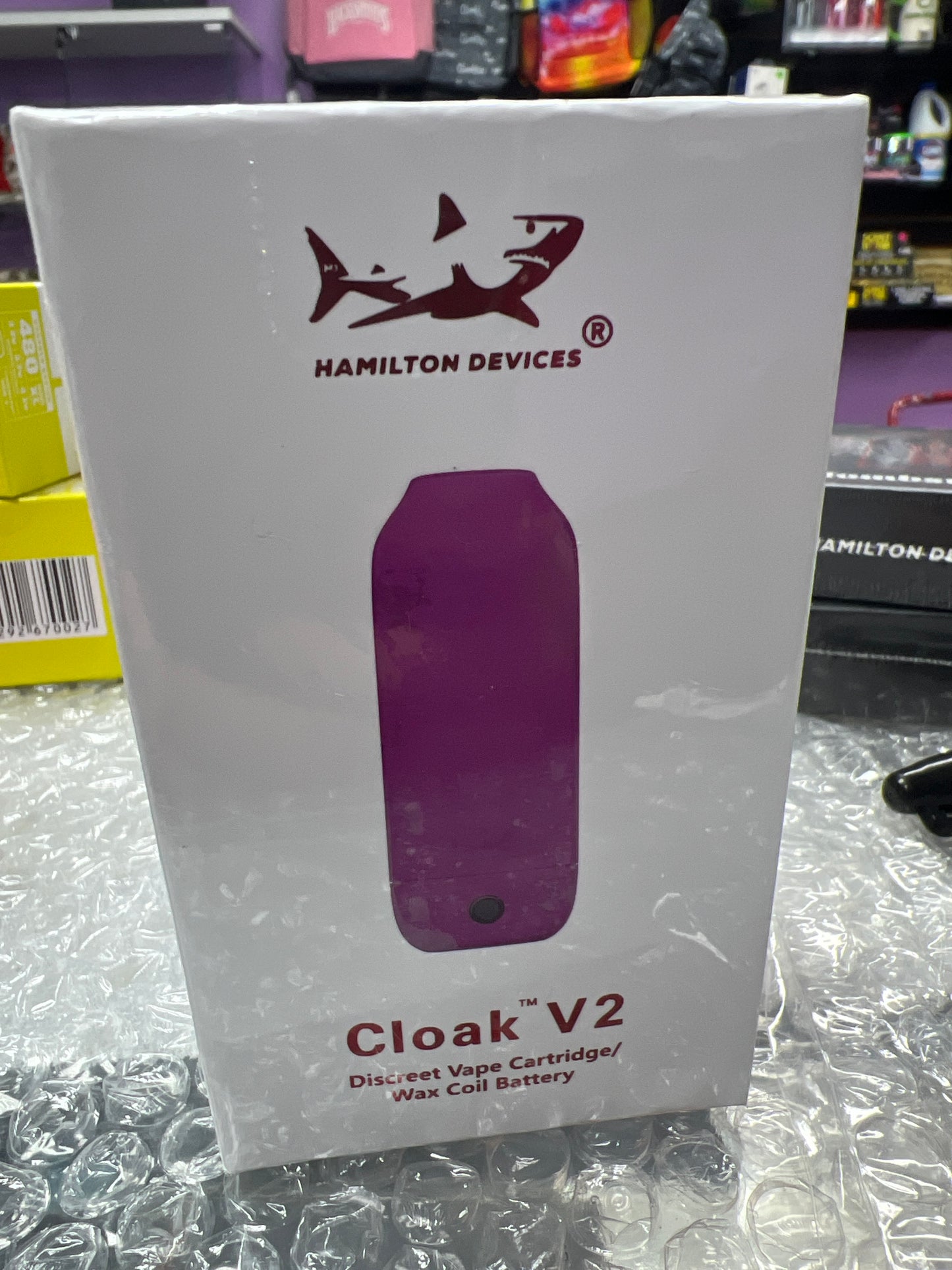Hamilton Devices - Cloak V2 510 Cartridge Battery - Purple