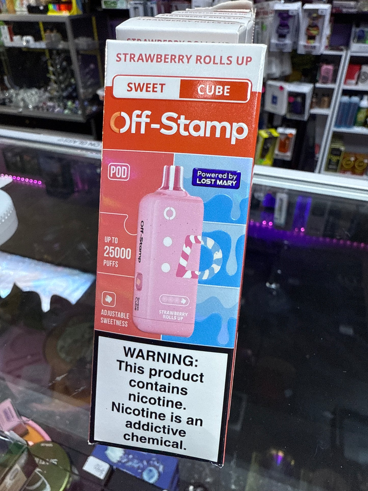 Off-Stamp by Lost Mary - Cube - Strawberry Rolls Up