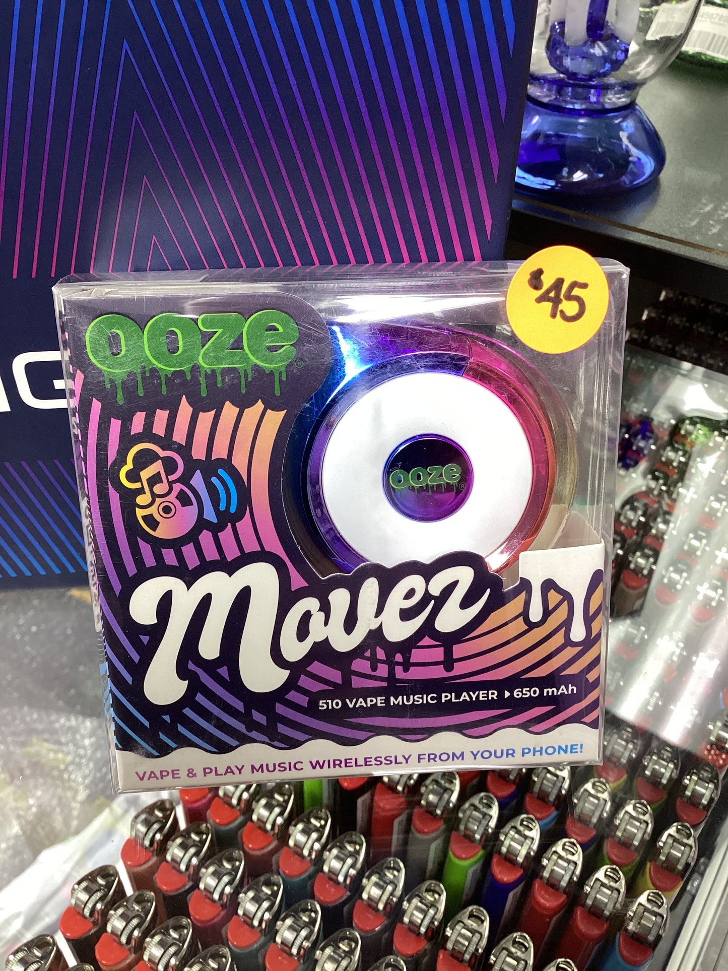 OOZE Movez Bluetooth Speaker 650mah 510 Battery with Charger - Rainbow