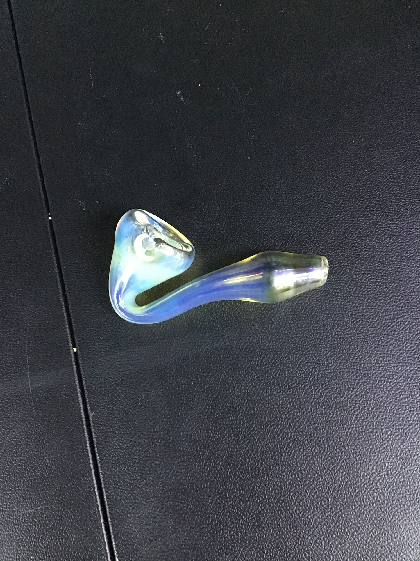 Local Blown Blue and Pink HandPipe