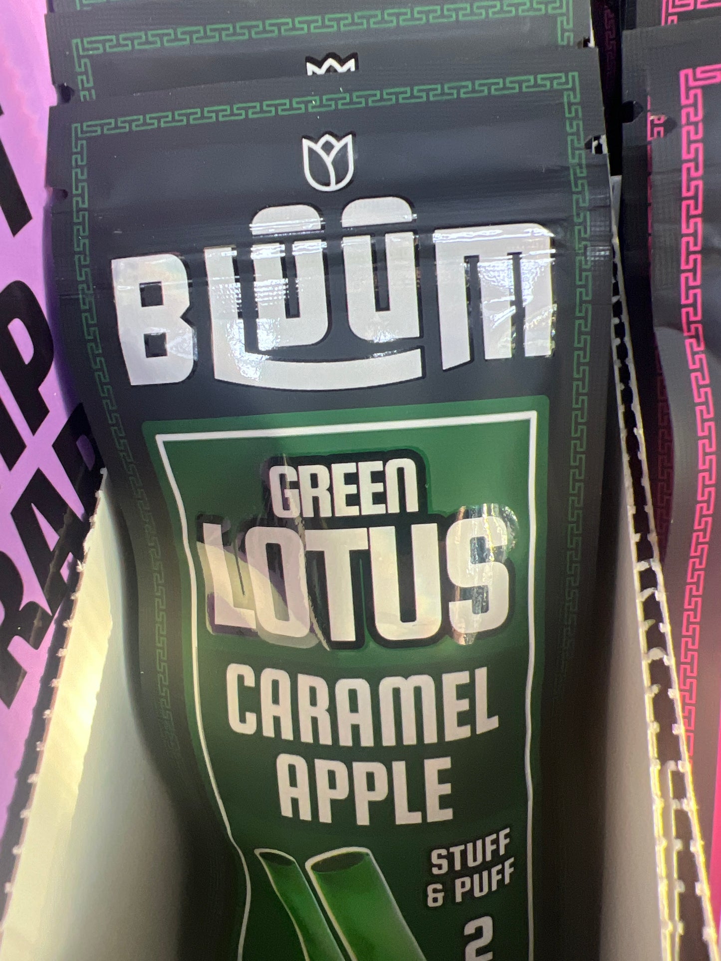 Bloom Green Lotus Wild Flower Rolls Caramel Apple 1g (2 pack)