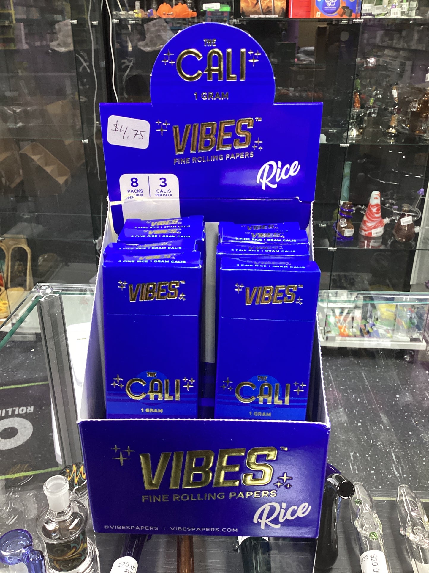 Vibes Pre Rolled Cones - 1 Gram Calis - 3 Count Rice Paper