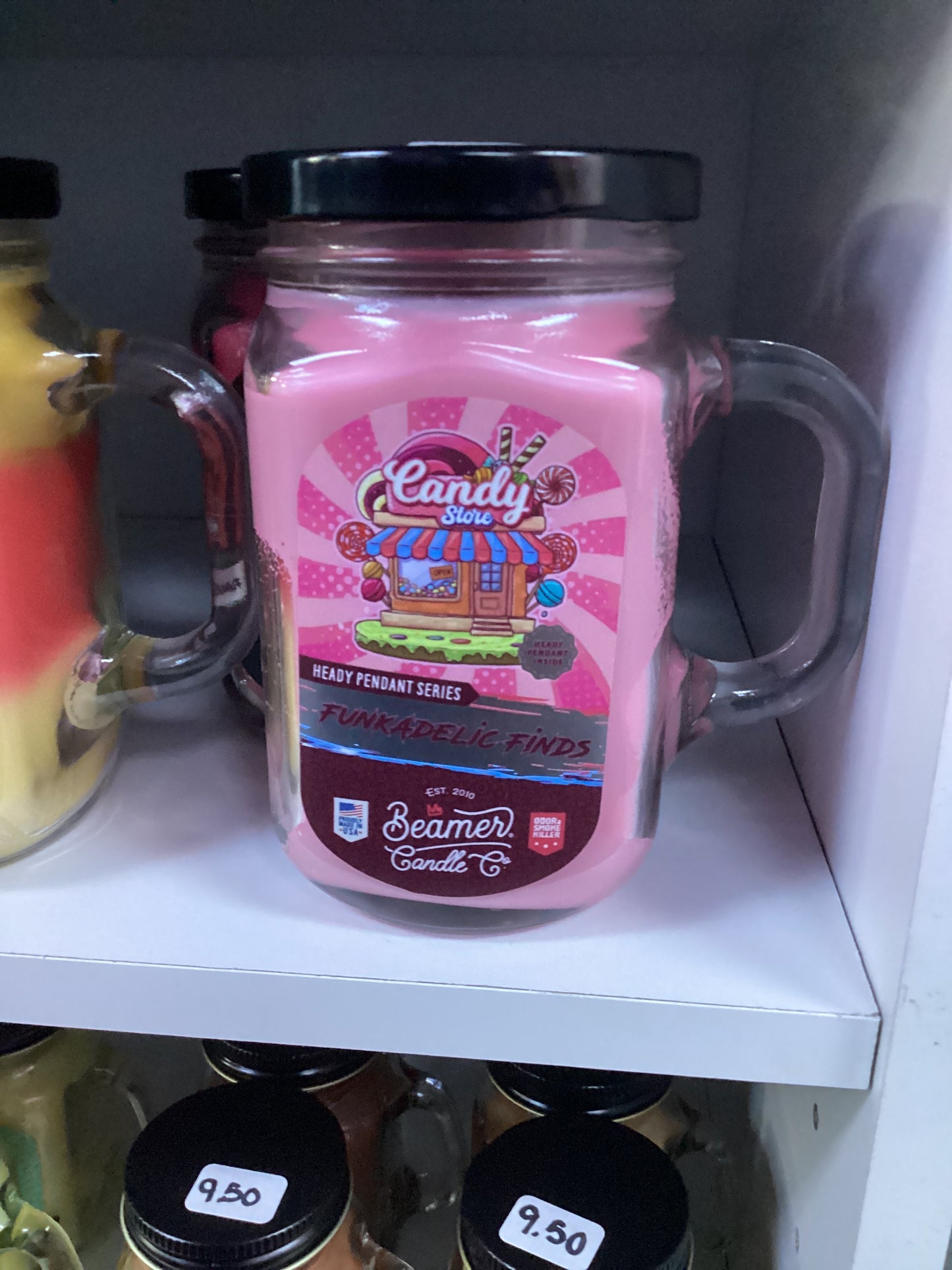 Funkadelic Finds Candy Store (Beamer Candle)