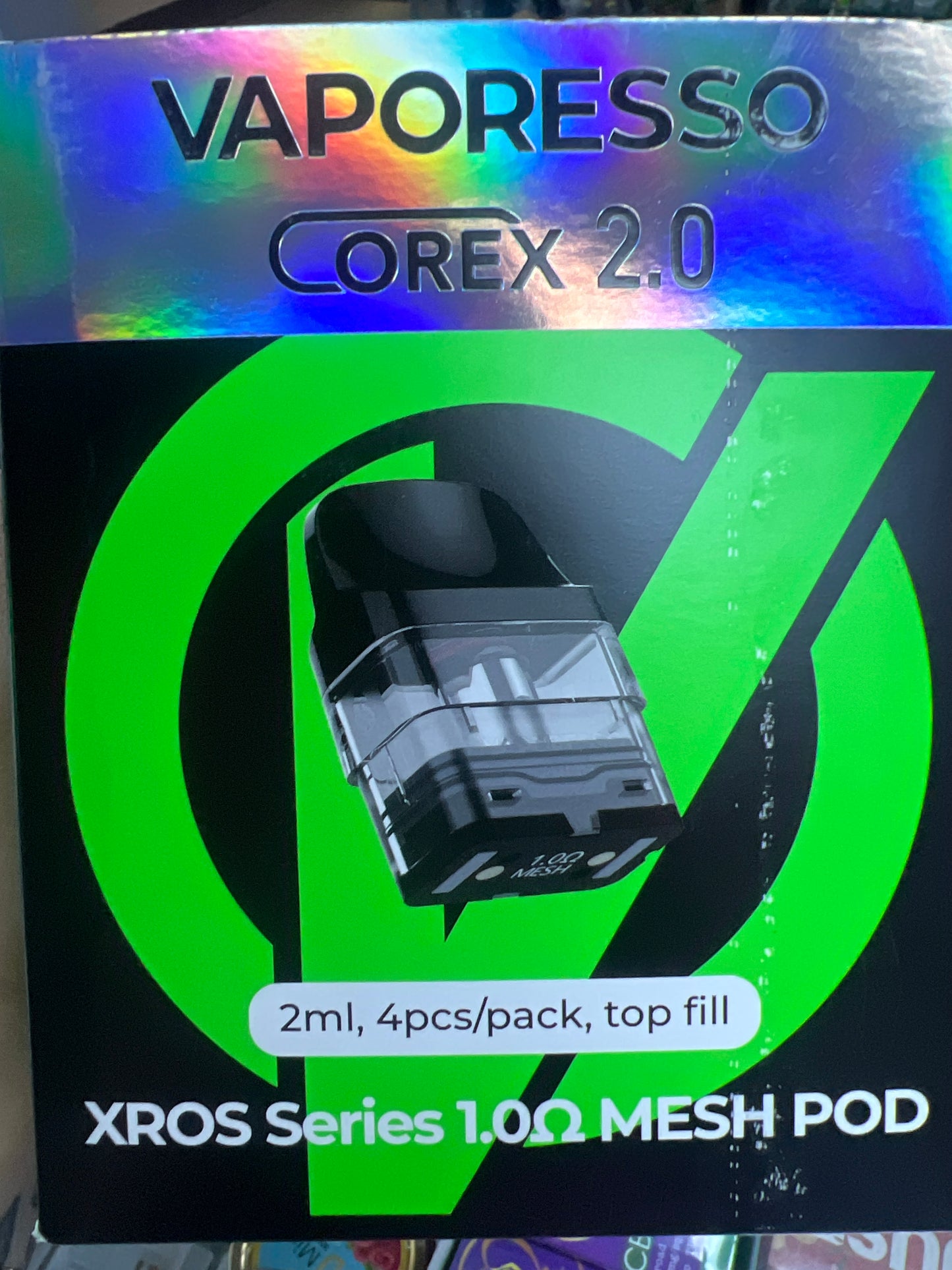 Vaporesso cortex 2.0 1.0 mesh pod 2ml -4 pack