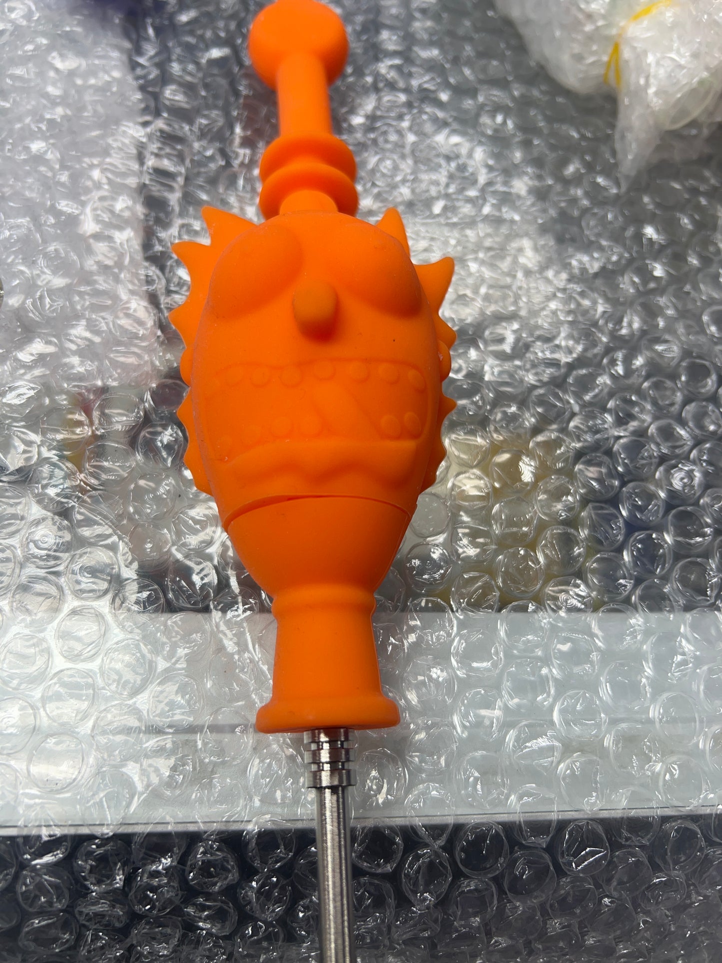 Rick and Morty nectar collector silicone orange