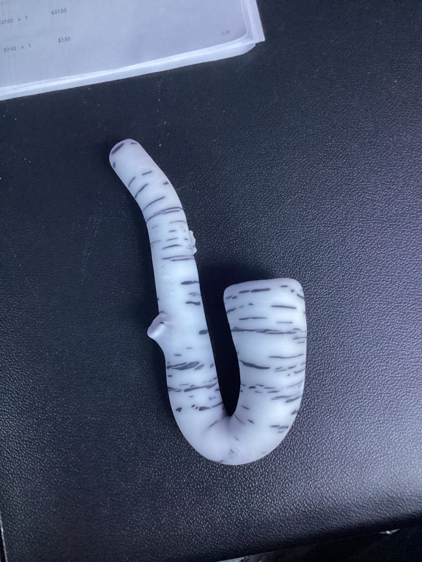 Local Blown Old Aspen Forest Glass Sherlock Pipe