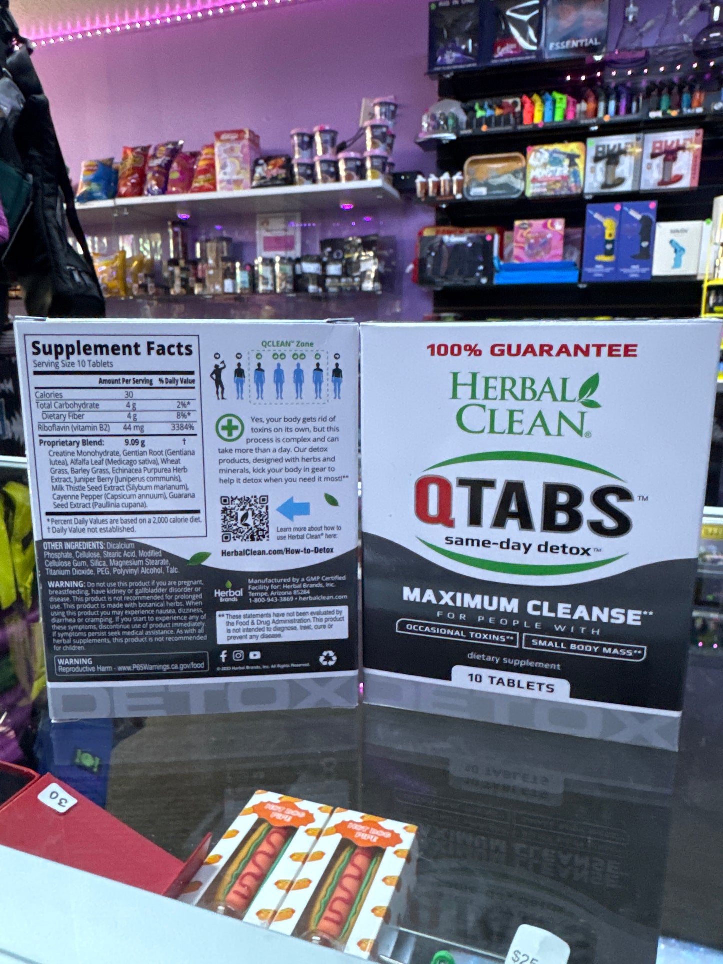 Herbal Clean QTabs Same day detox